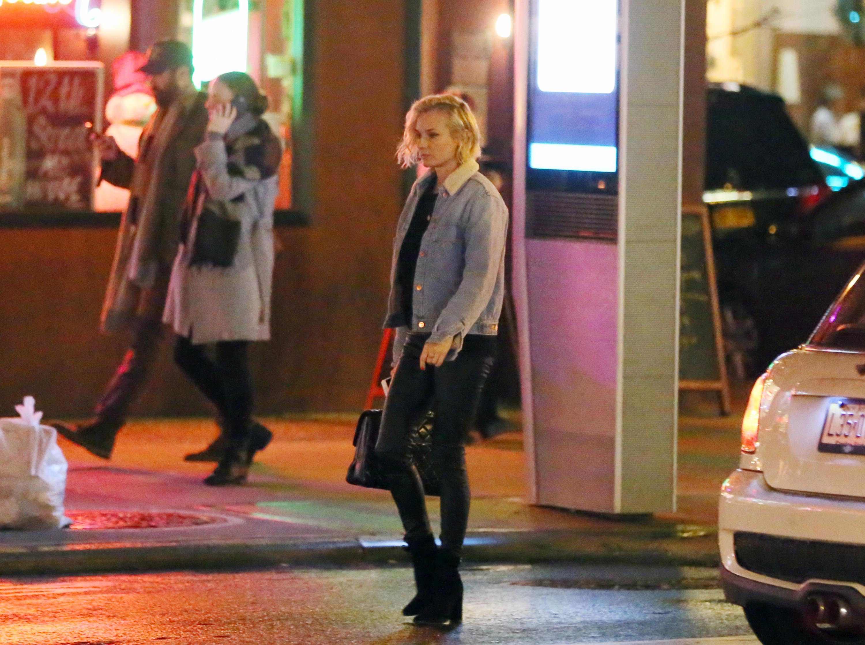 Diane Kruger out and about in the East Village