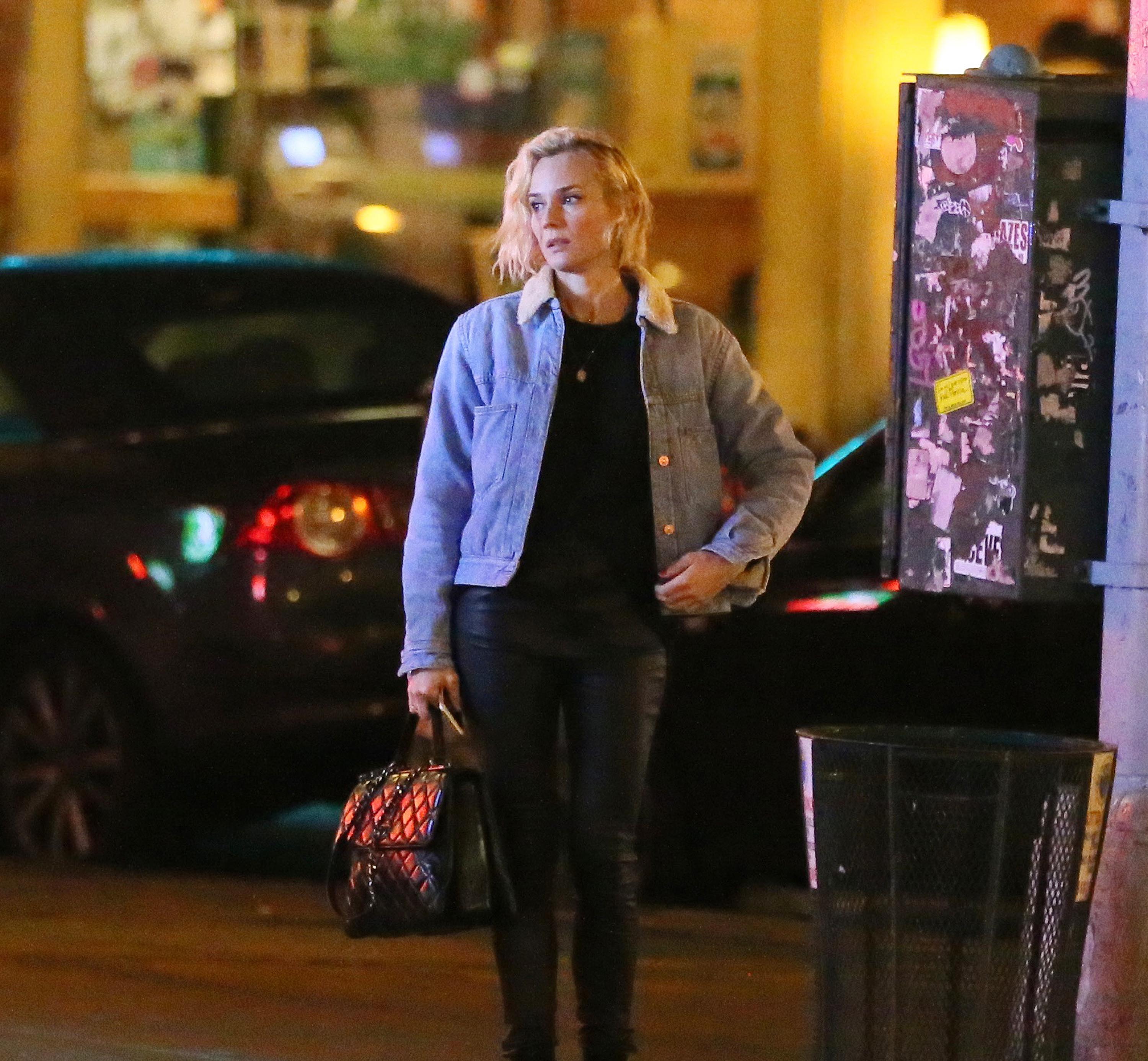 Diane Kruger out and about in the East Village