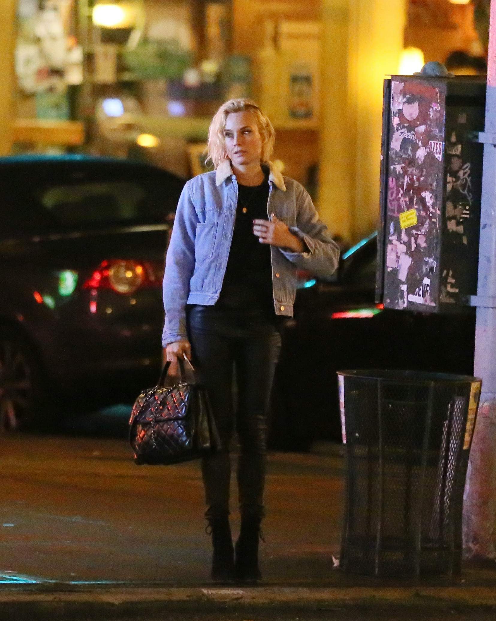 Diane Kruger out and about in the East Village