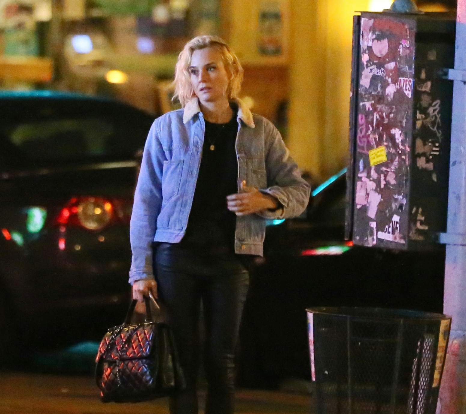 Diane Kruger out and about in the East Village