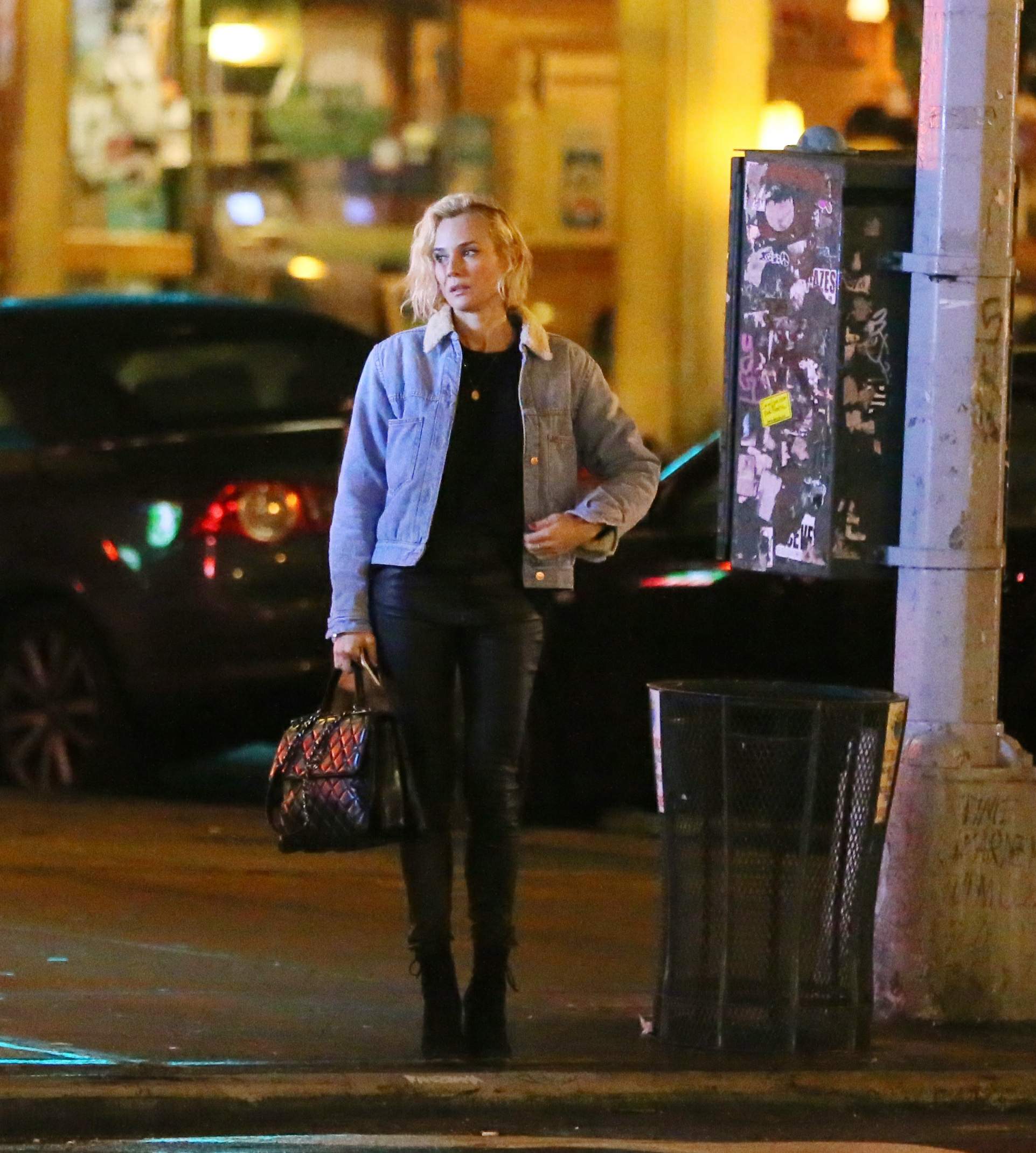 Diane Kruger out and about in the East Village