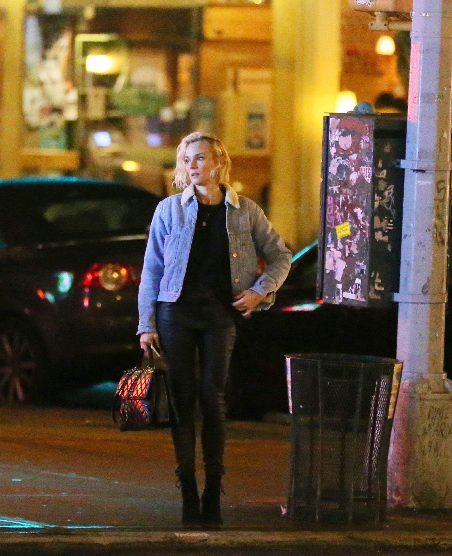 Diane Kruger out and about in the East Village