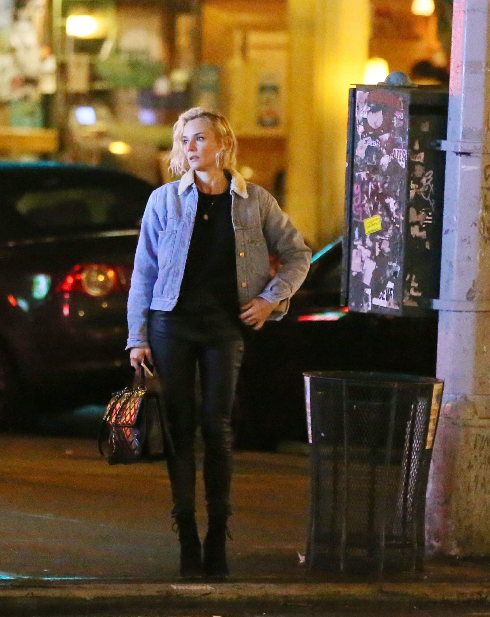 Diane Kruger out and about in the East Village