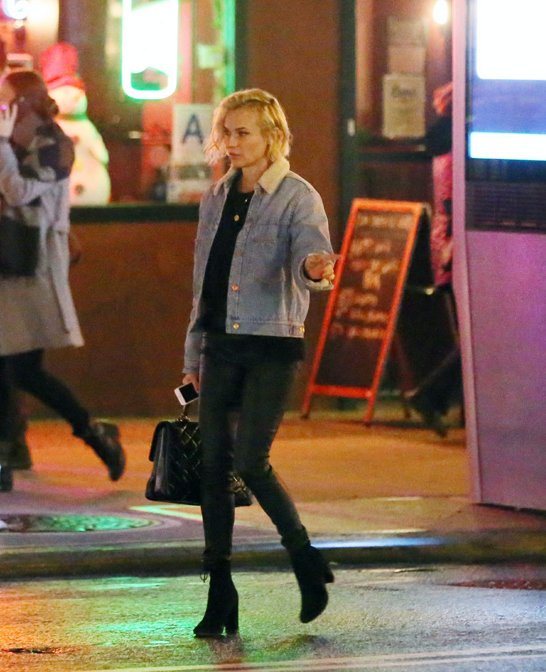 Diane Kruger out and about in the East Village