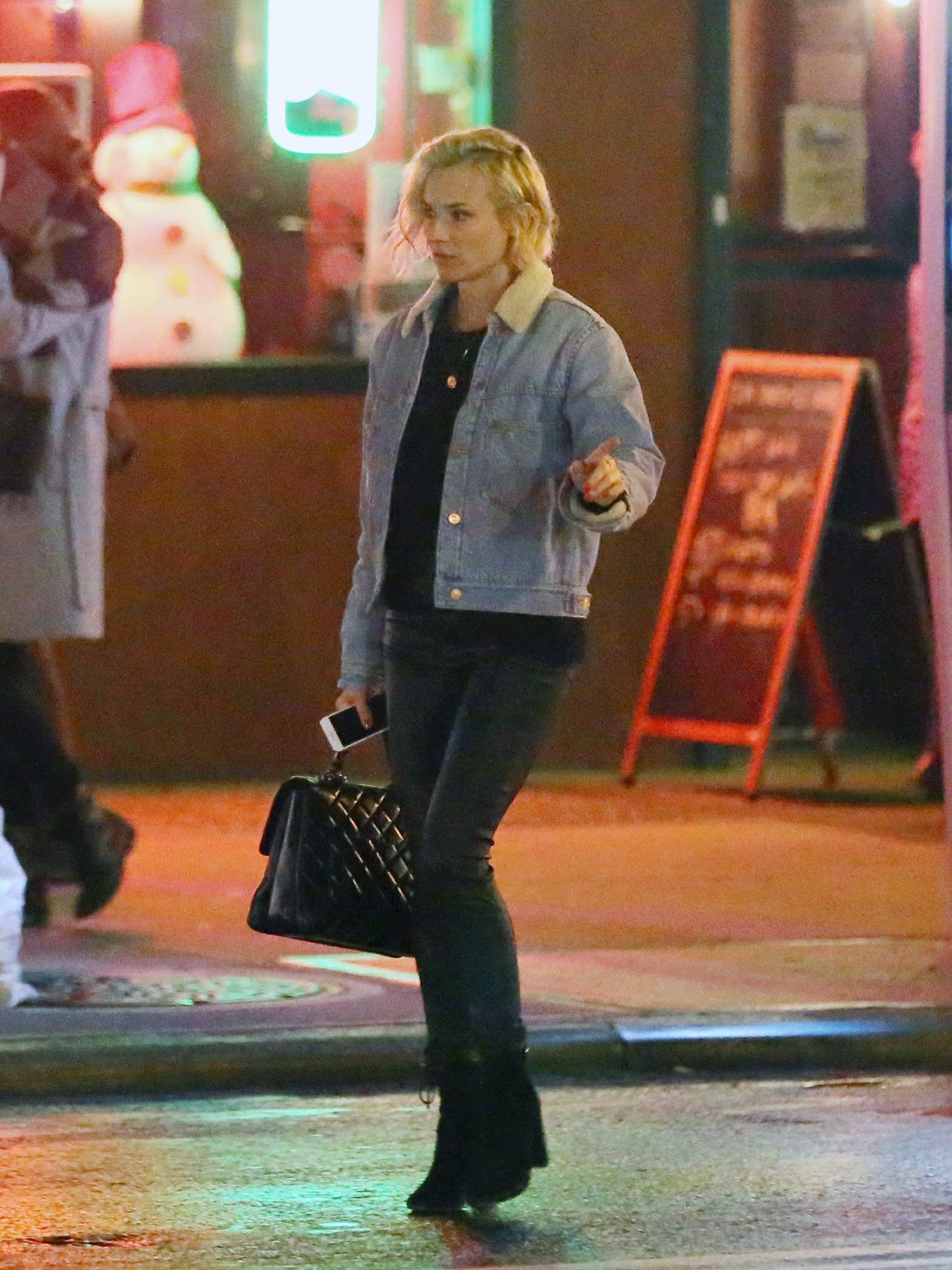 Diane Kruger out and about in the East Village