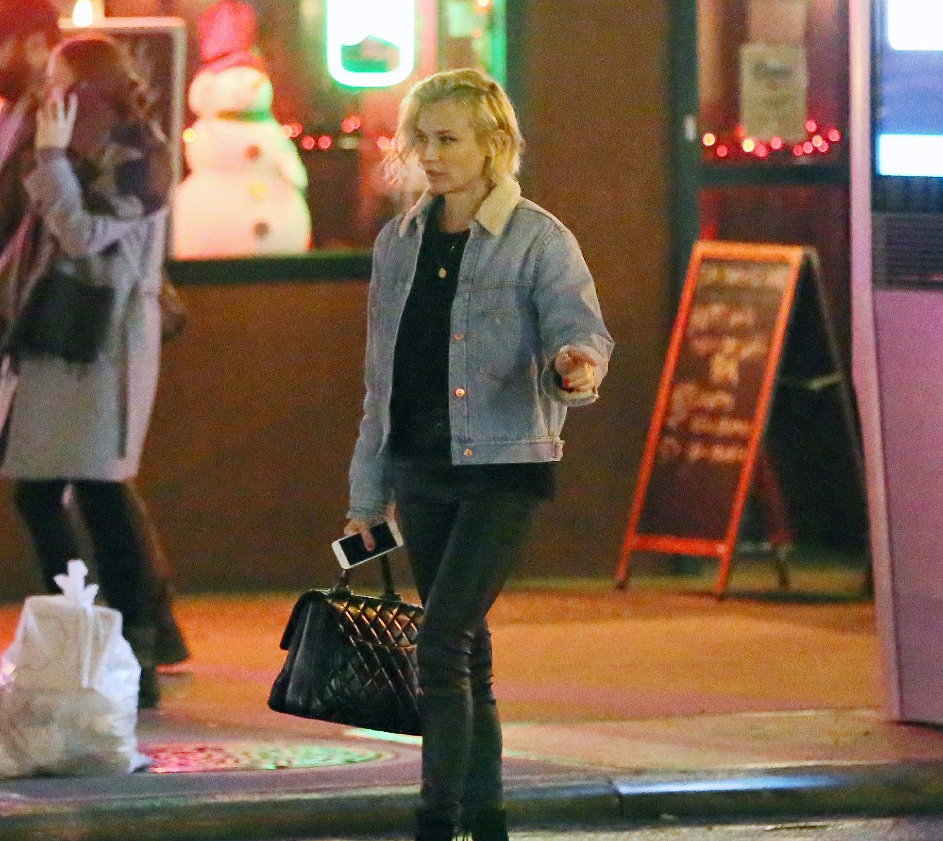 Diane Kruger out and about in the East Village