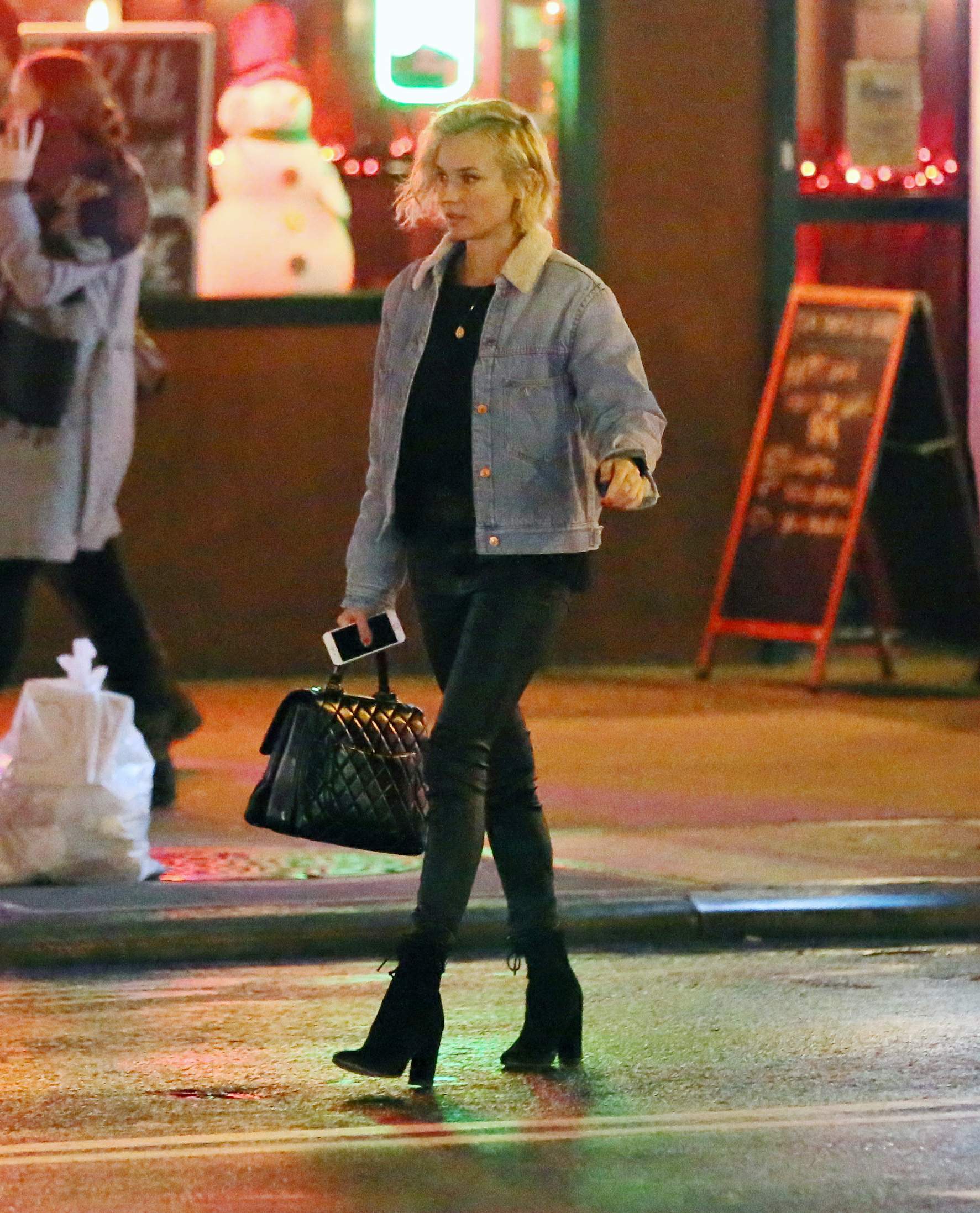 Diane Kruger out and about in the East Village