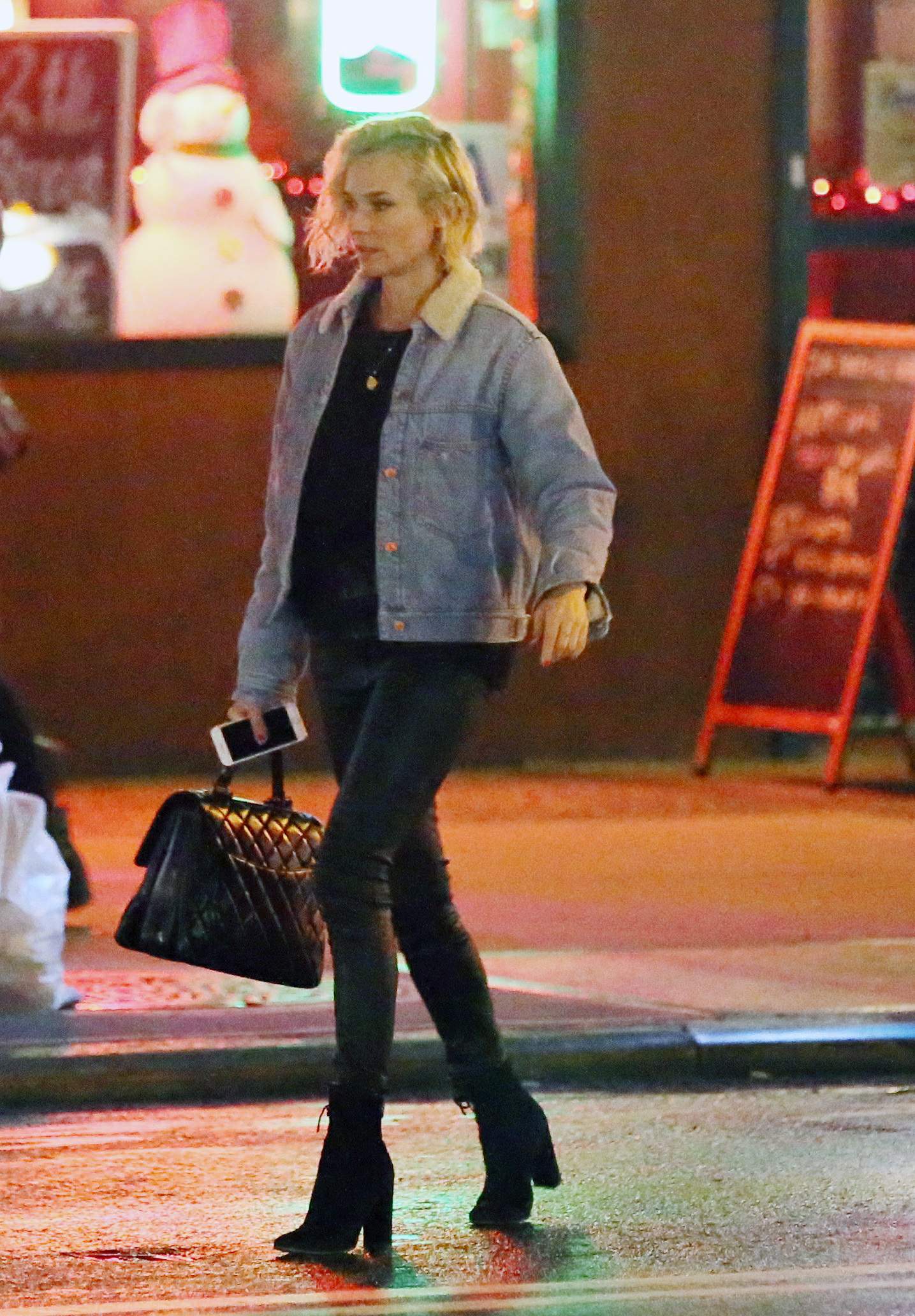 Diane Kruger out and about in the East Village