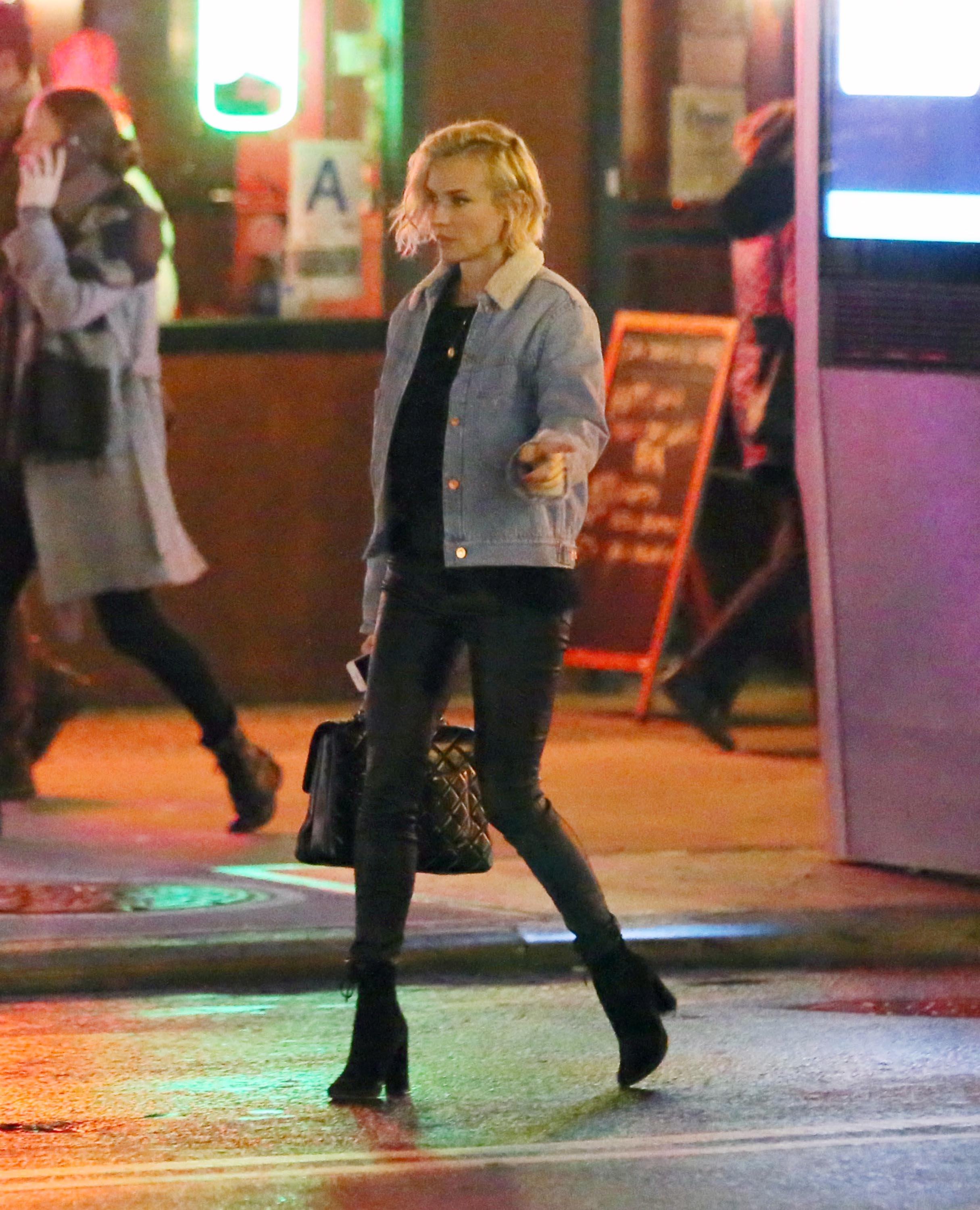 Diane Kruger out and about in the East Village