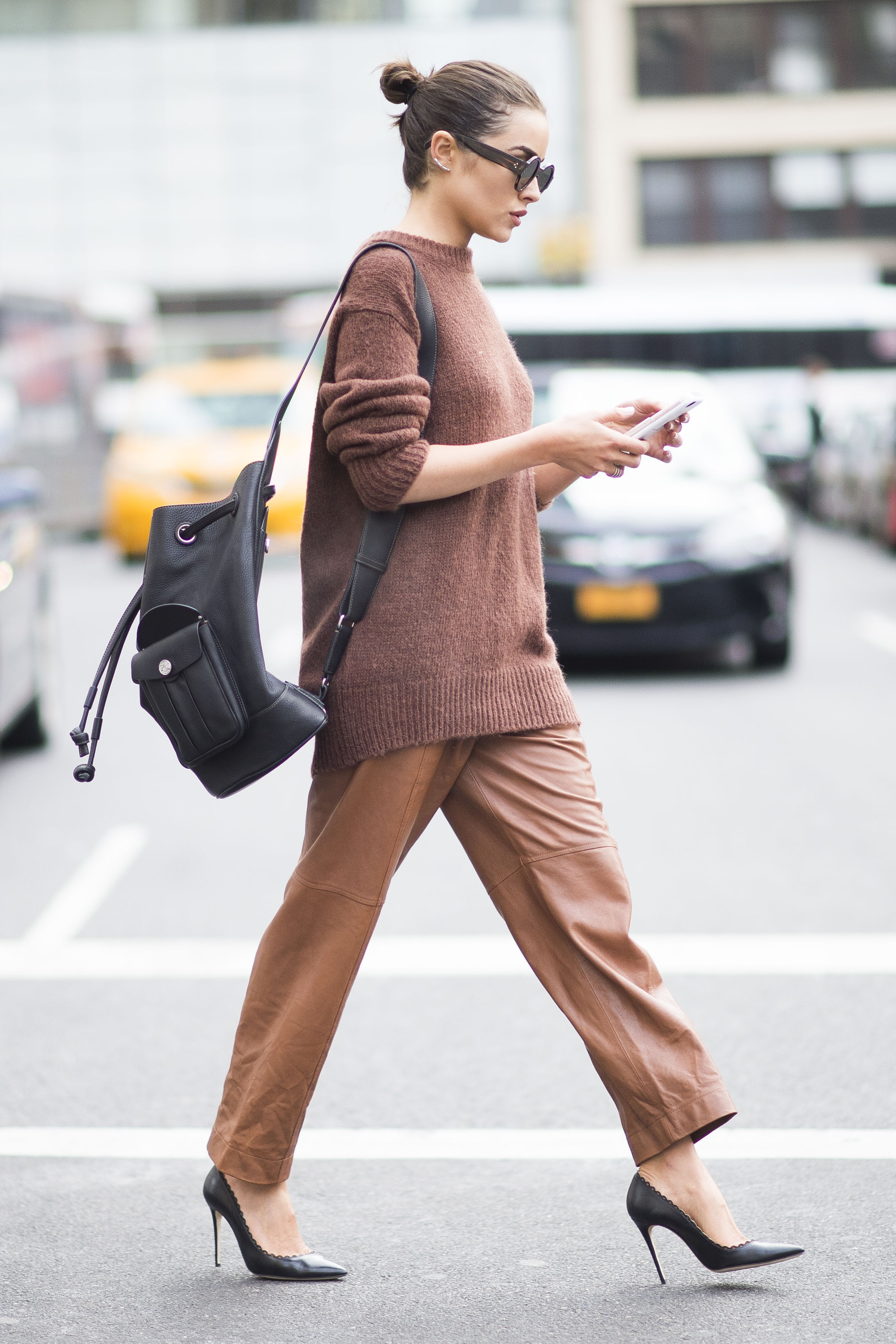 Olivia Culpo Street Style in New York City