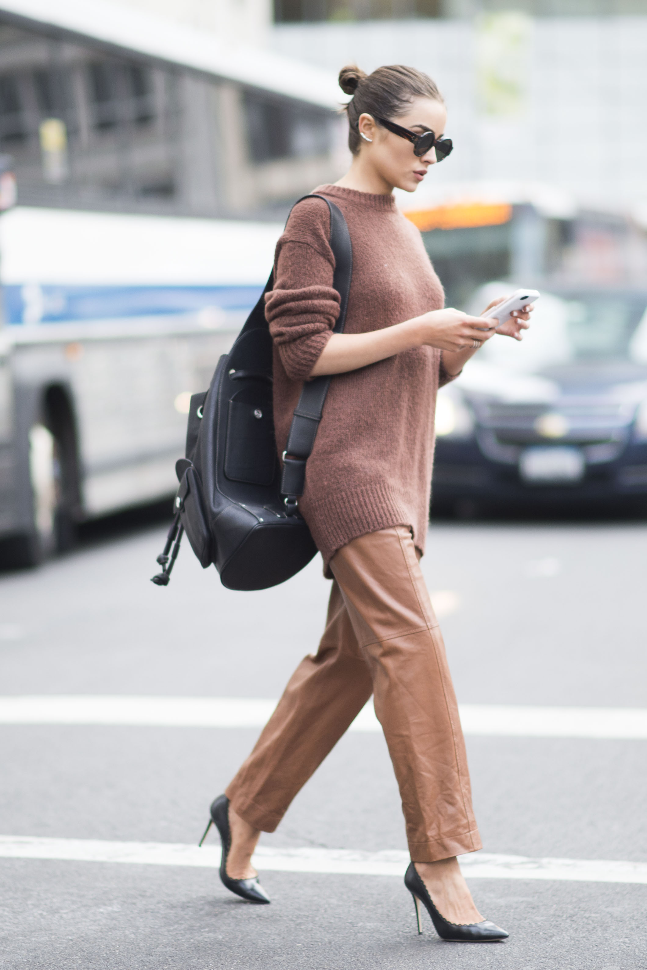 Olivia Culpo Street Style in New York City