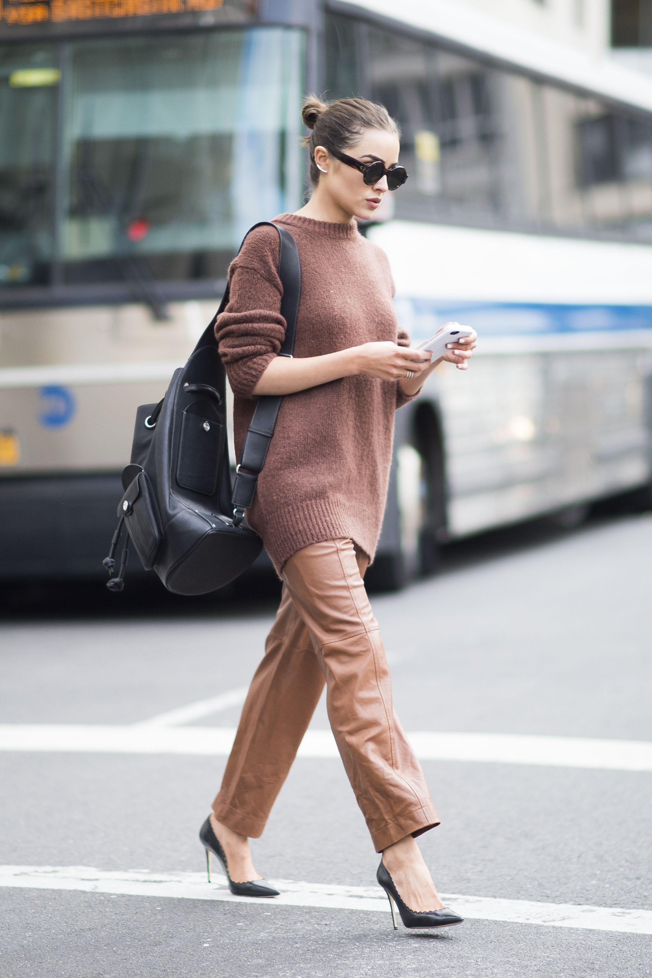 Olivia Culpo Street Style in New York City