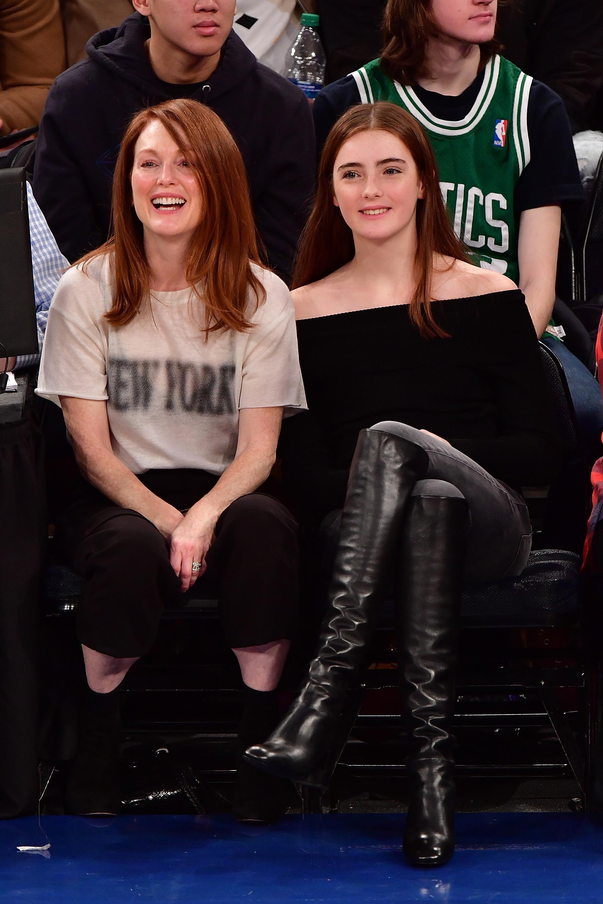 Liv Freundlich attends Boston Celtics Vs. New York Knicks game