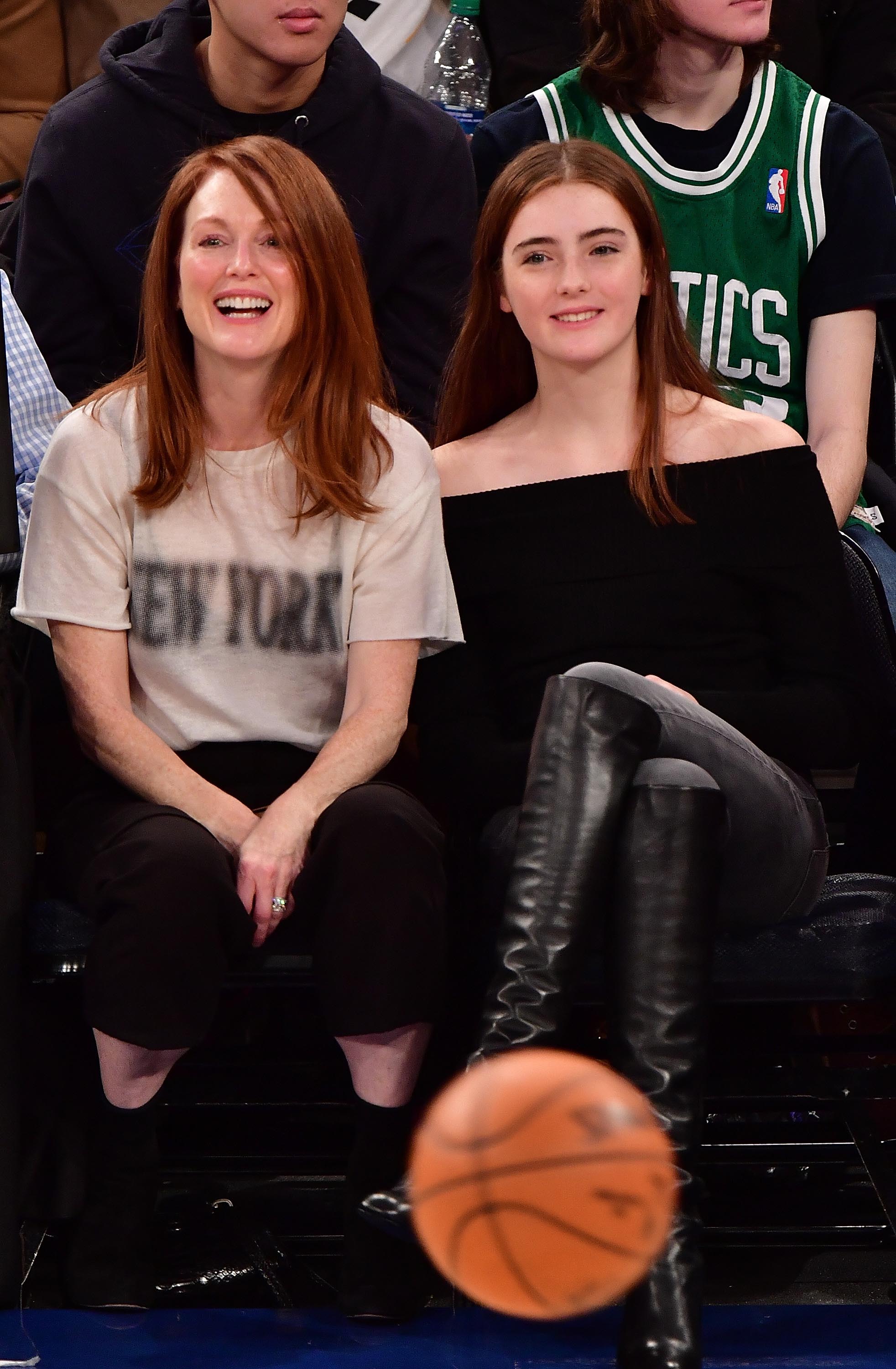 Liv Freundlich attends Boston Celtics Vs. New York Knicks game