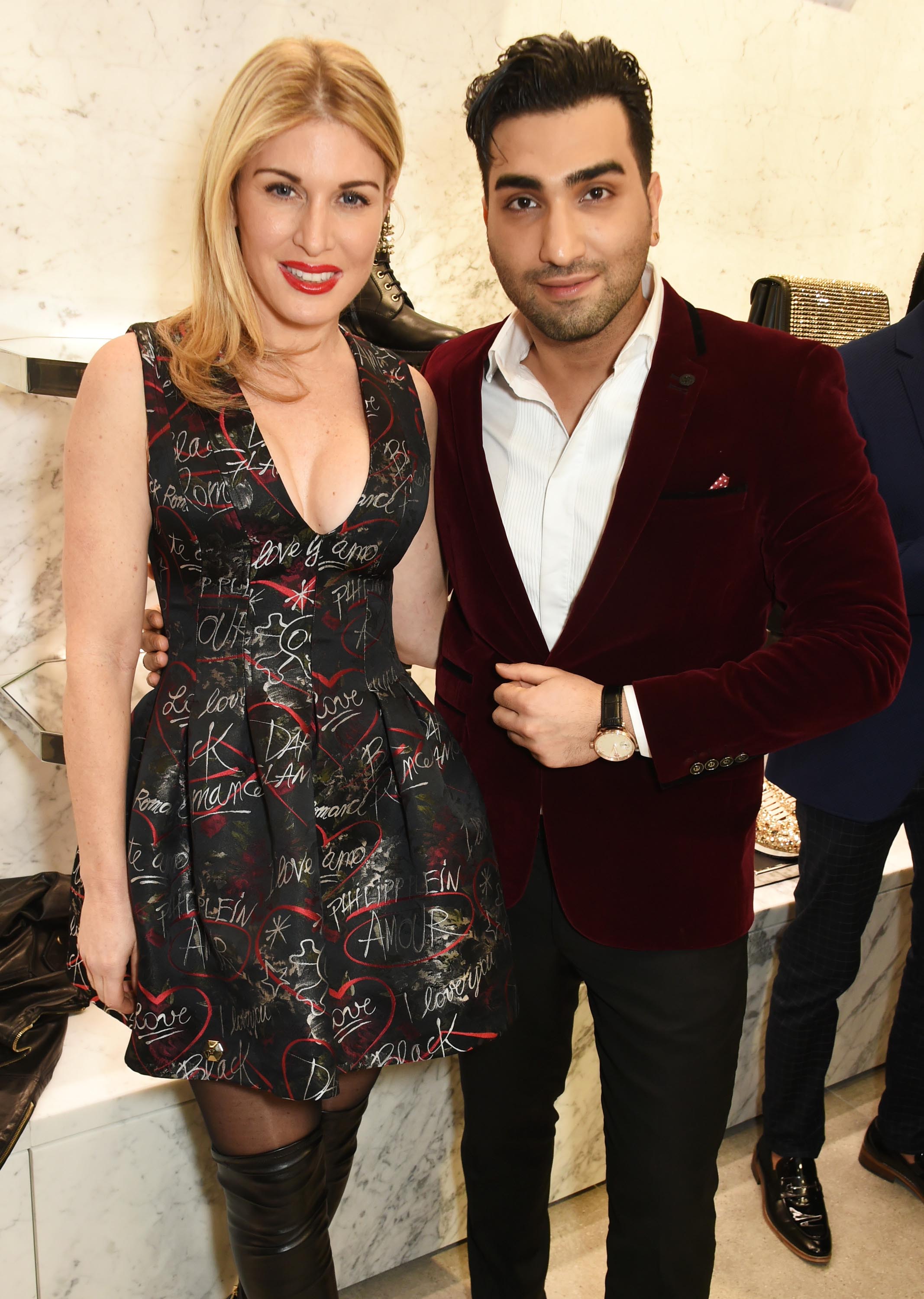 Hofit Golan attends a cocktail party hosted by Philipp Plein
