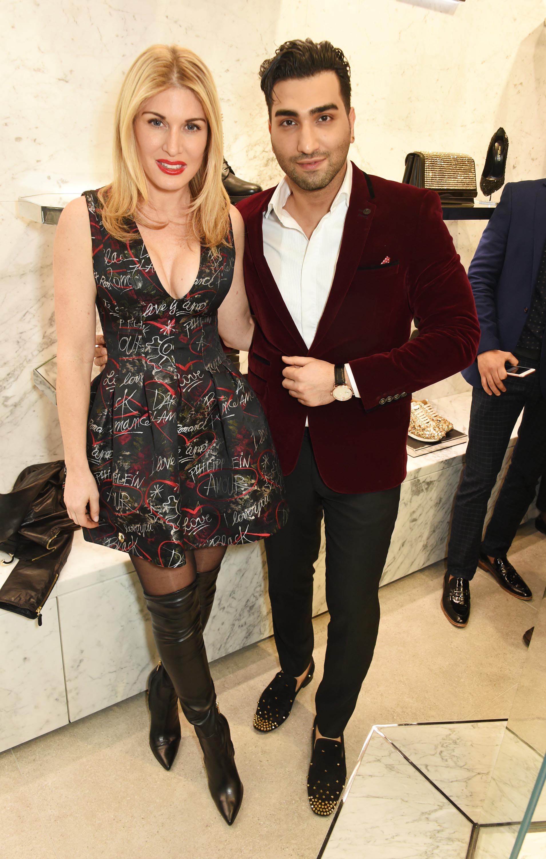 Hofit Golan attends a cocktail party hosted by Philipp Plein