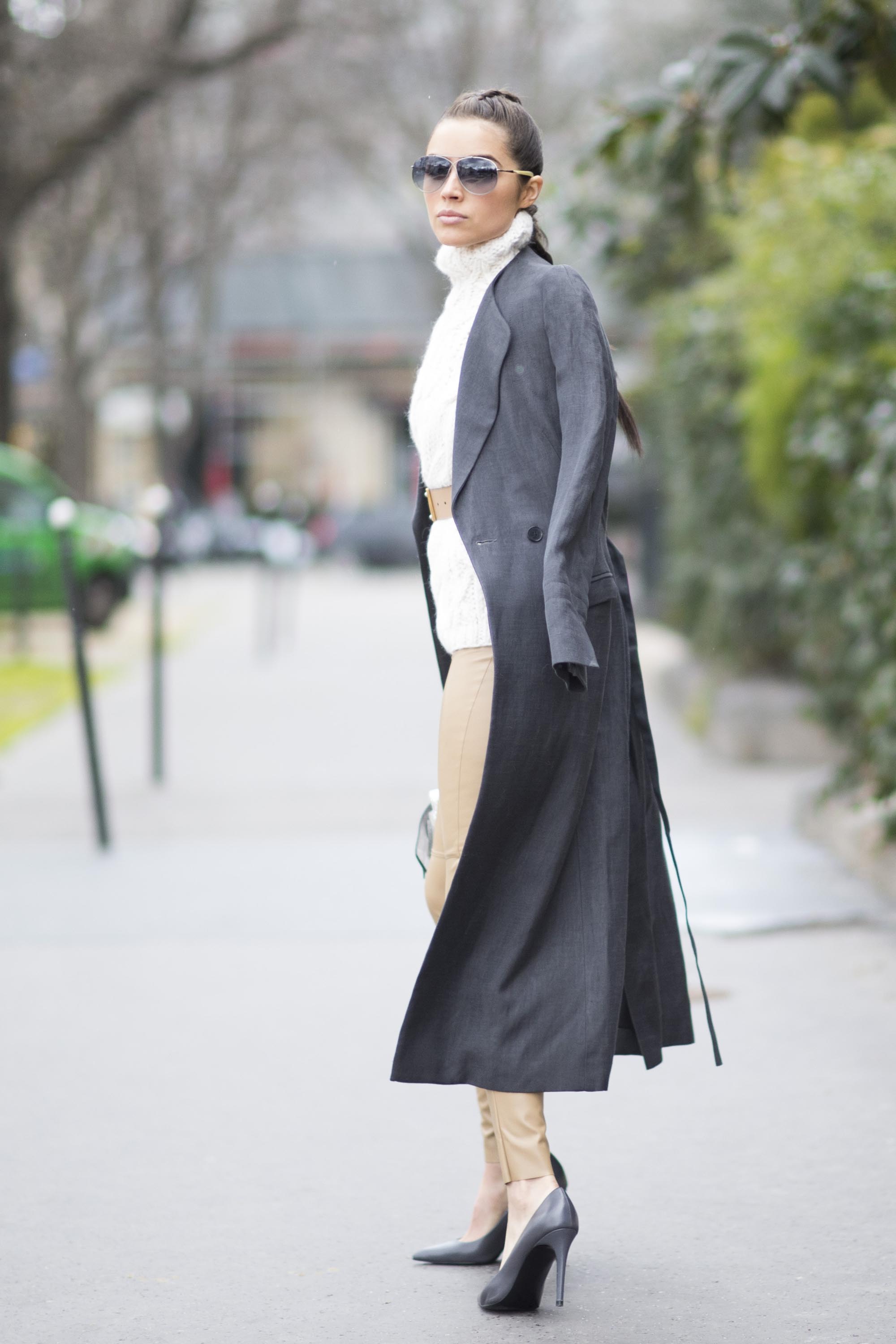 Olivia Culpo street style in Paris