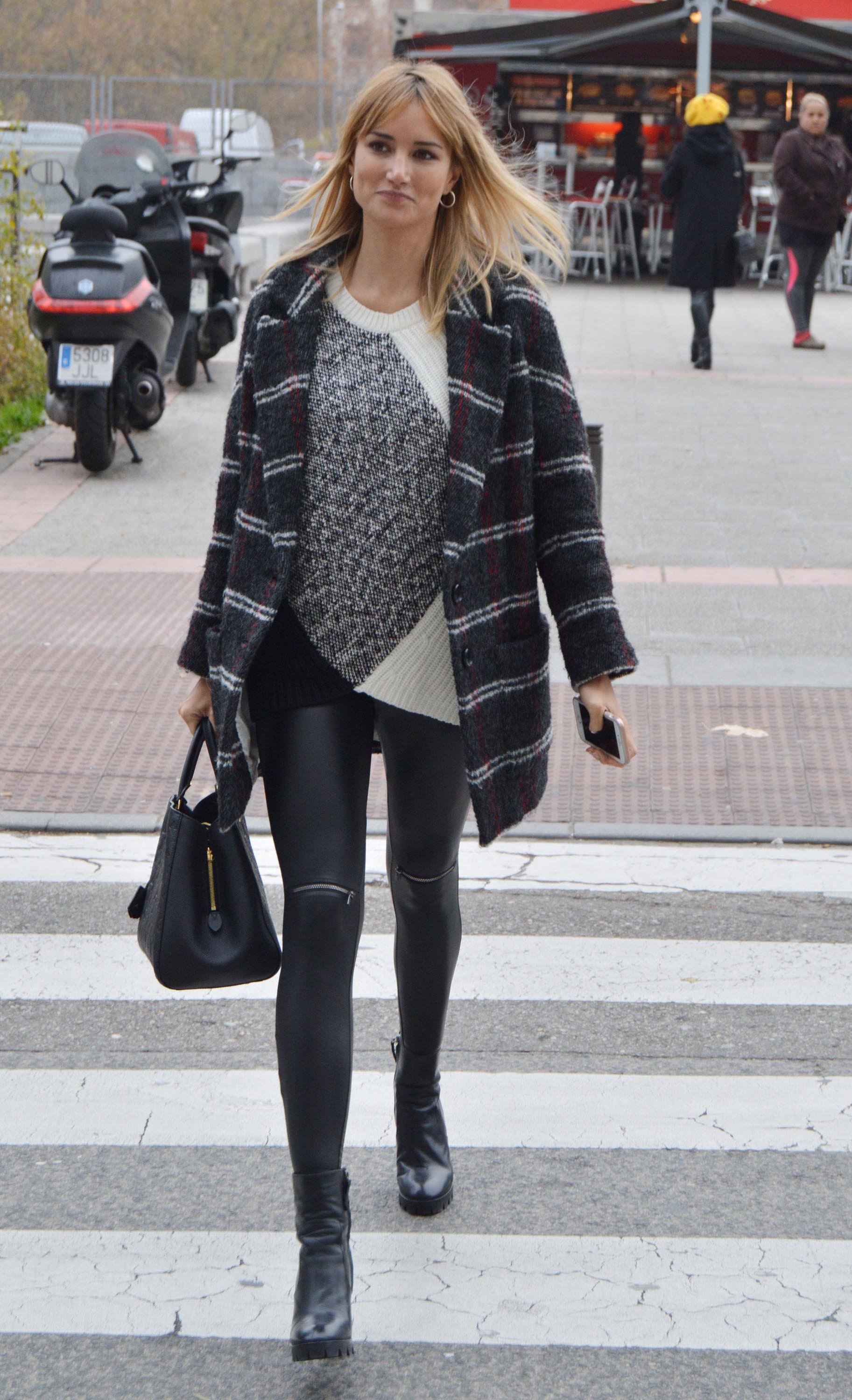 Alba Carrillo is seen in Madrid