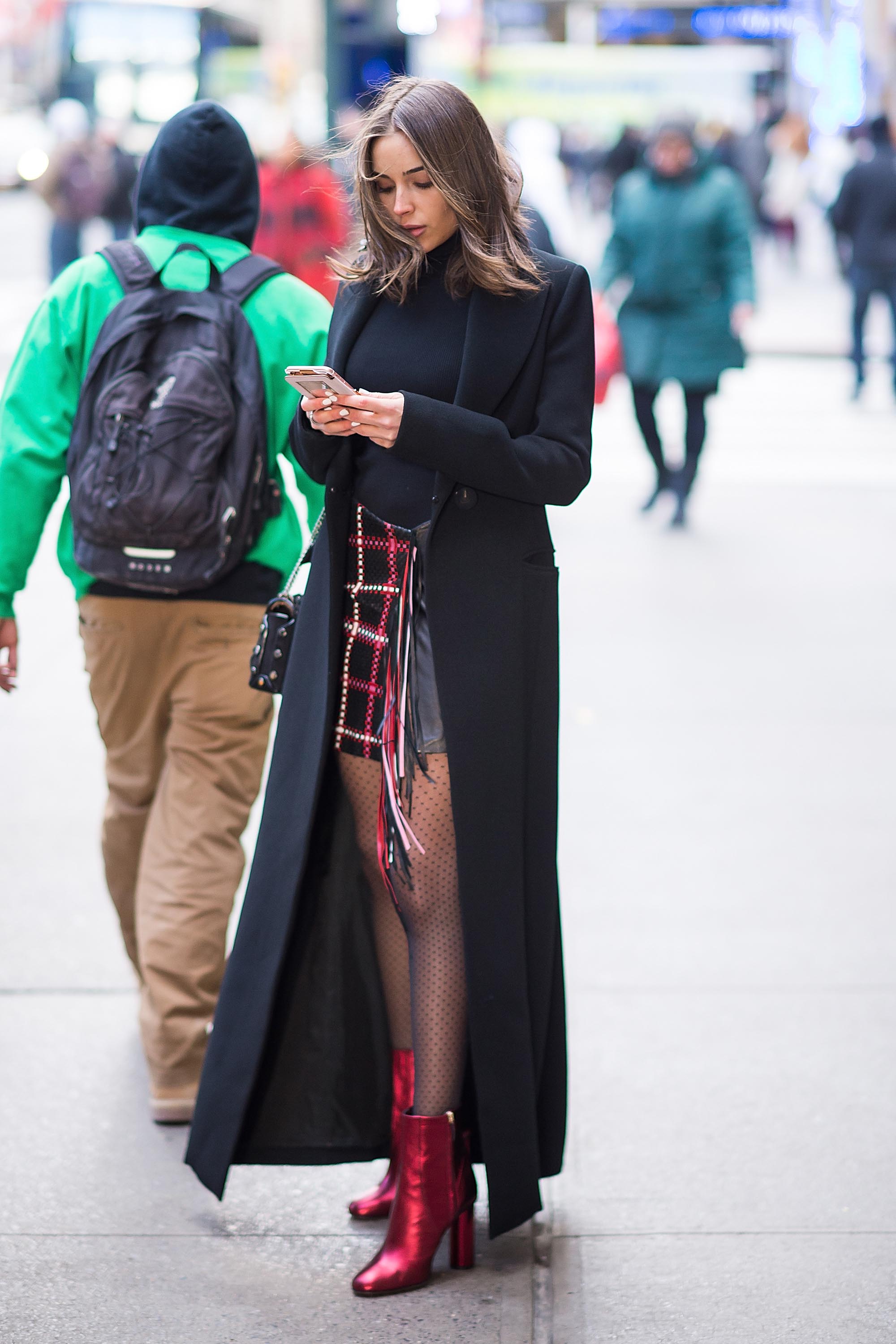 Olivia Culpo is seen in Midtown NYC