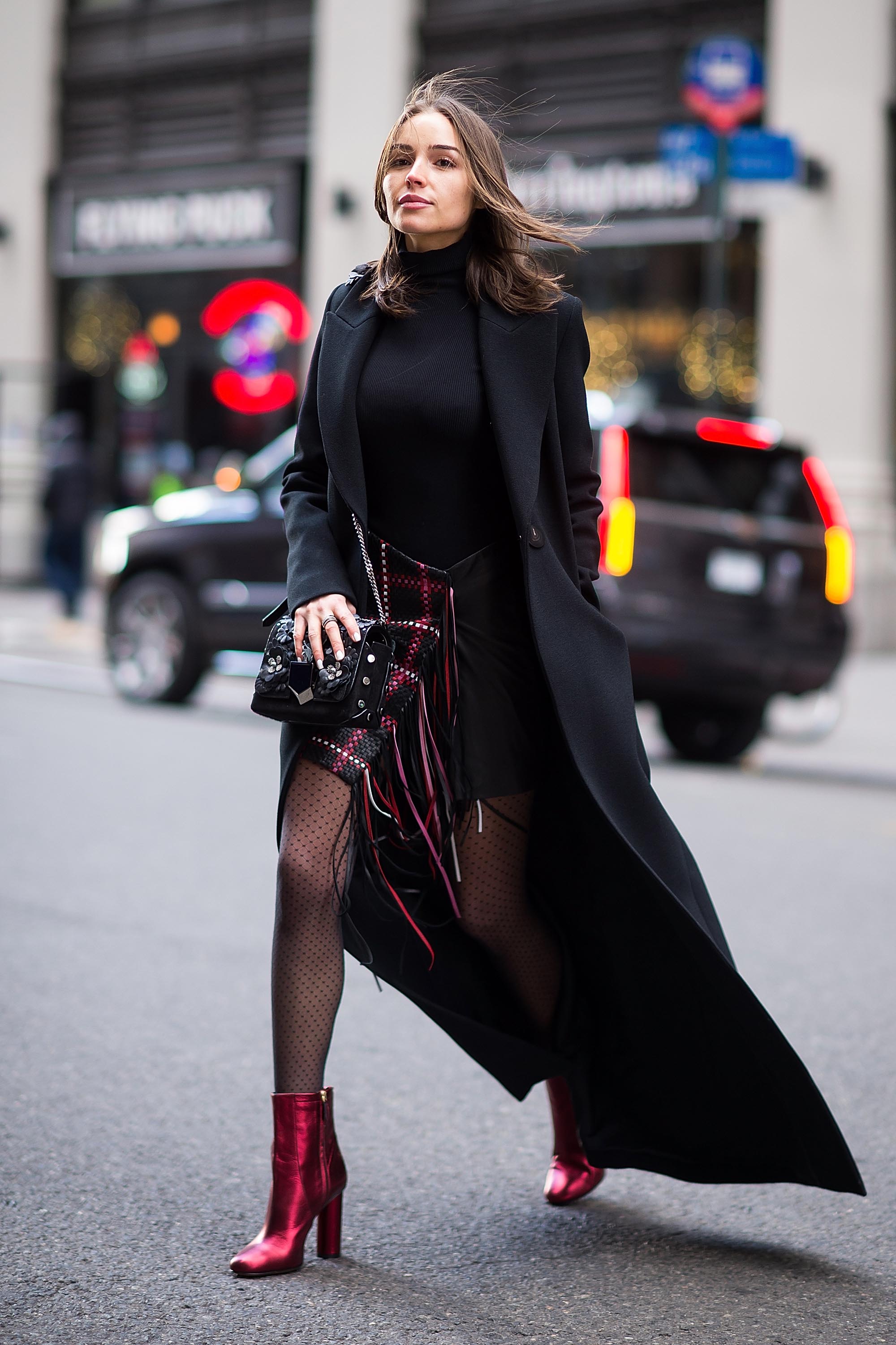 Olivia Culpo is seen in Midtown NYC