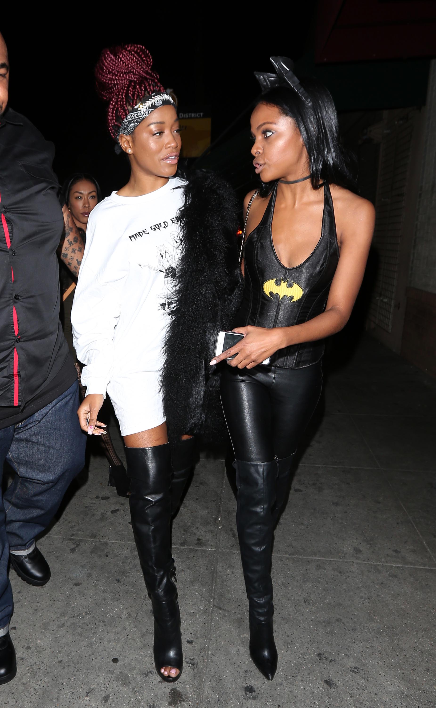 Keke Palmer & Andrea Hamilton attend Rae Sremmurd’s birthday party