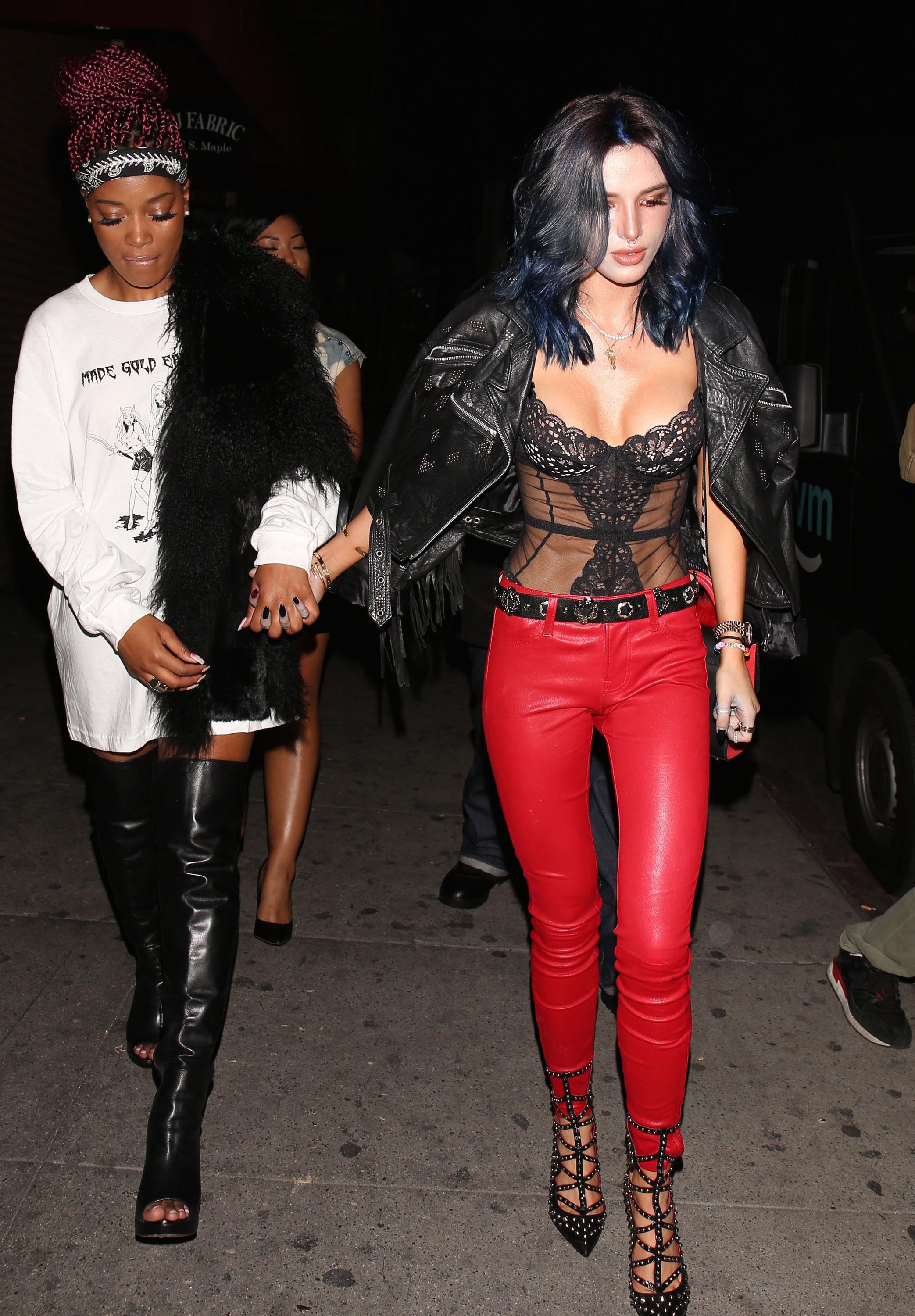 Bella Thorne attends Rae Sremmurd’s birthday party