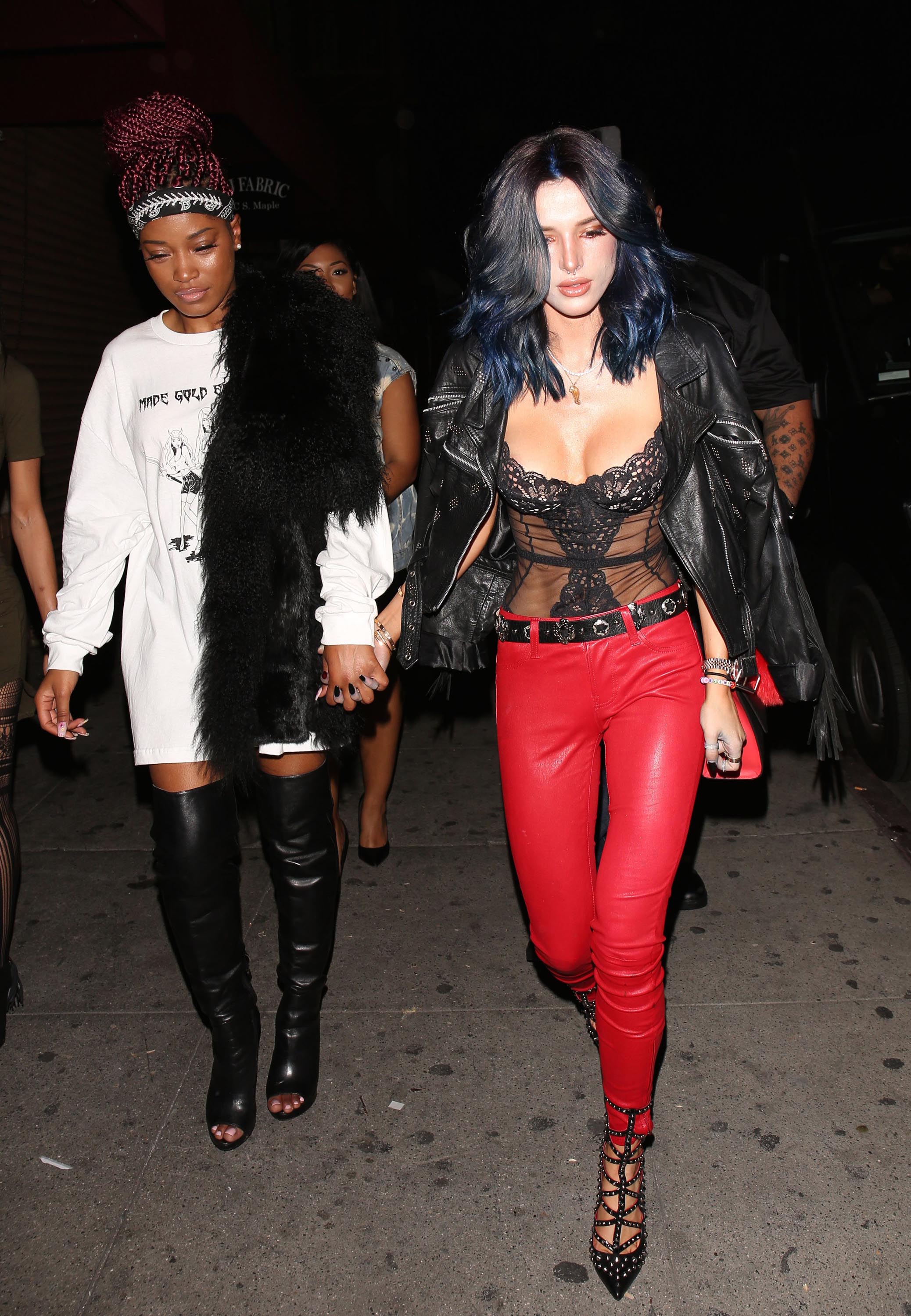 Bella Thorne attends Rae Sremmurd’s birthday party