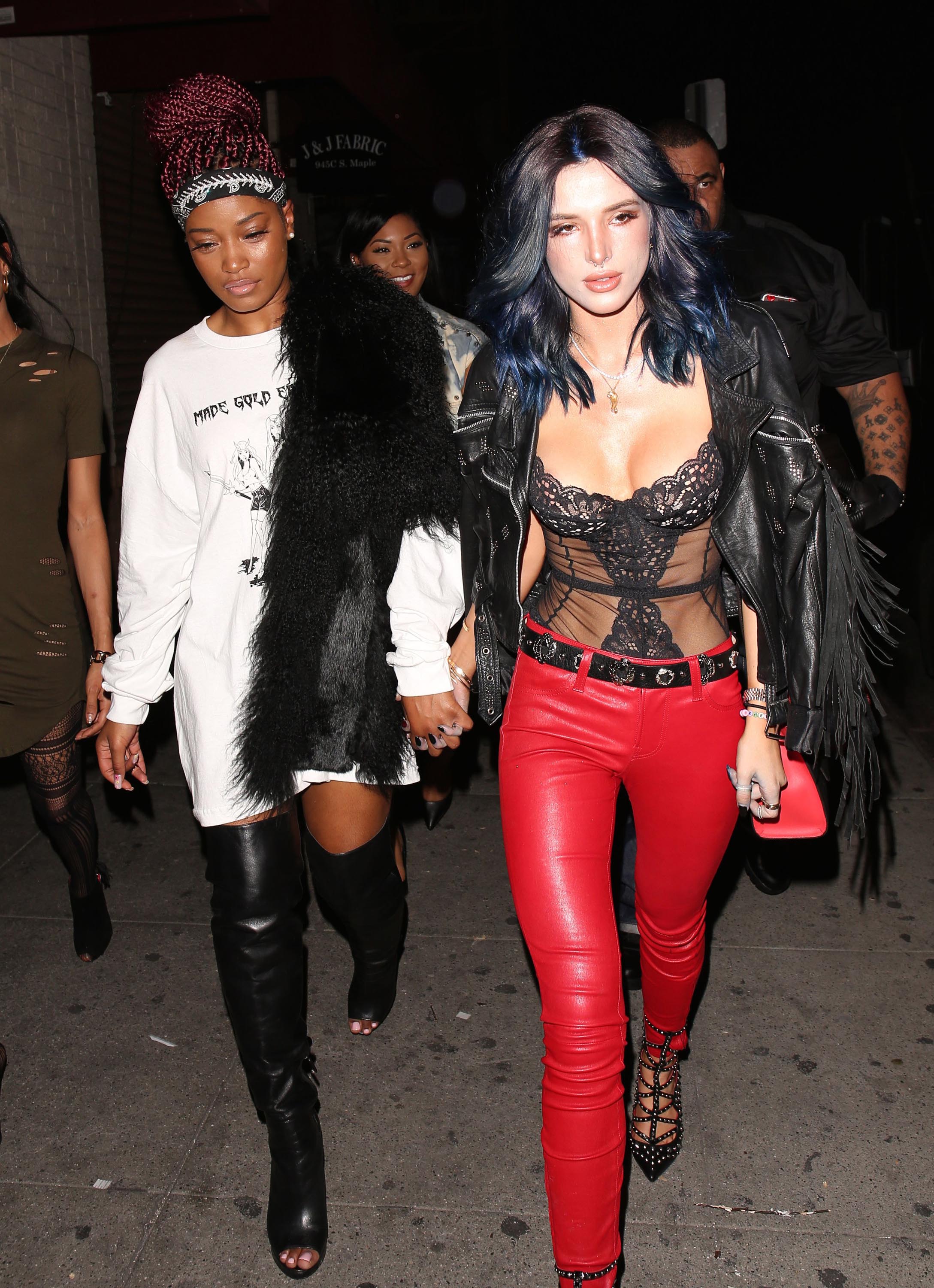 Bella Thorne attends Rae Sremmurd’s birthday party