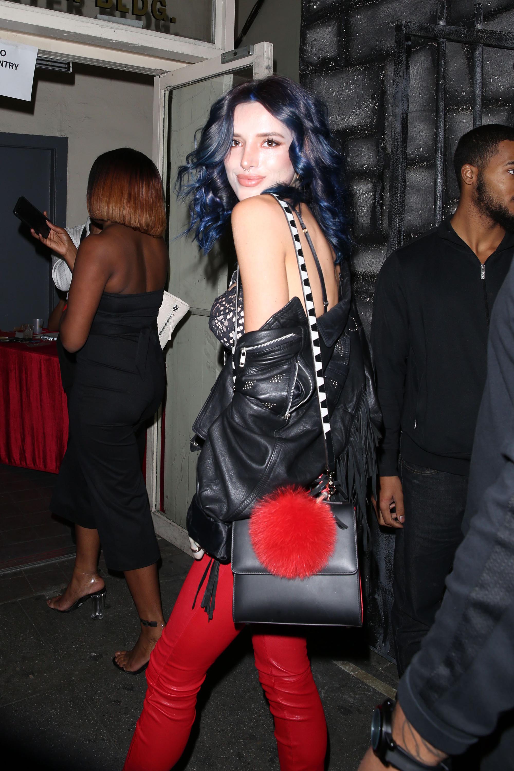 Bella Thorne attends Rae Sremmurd’s birthday party