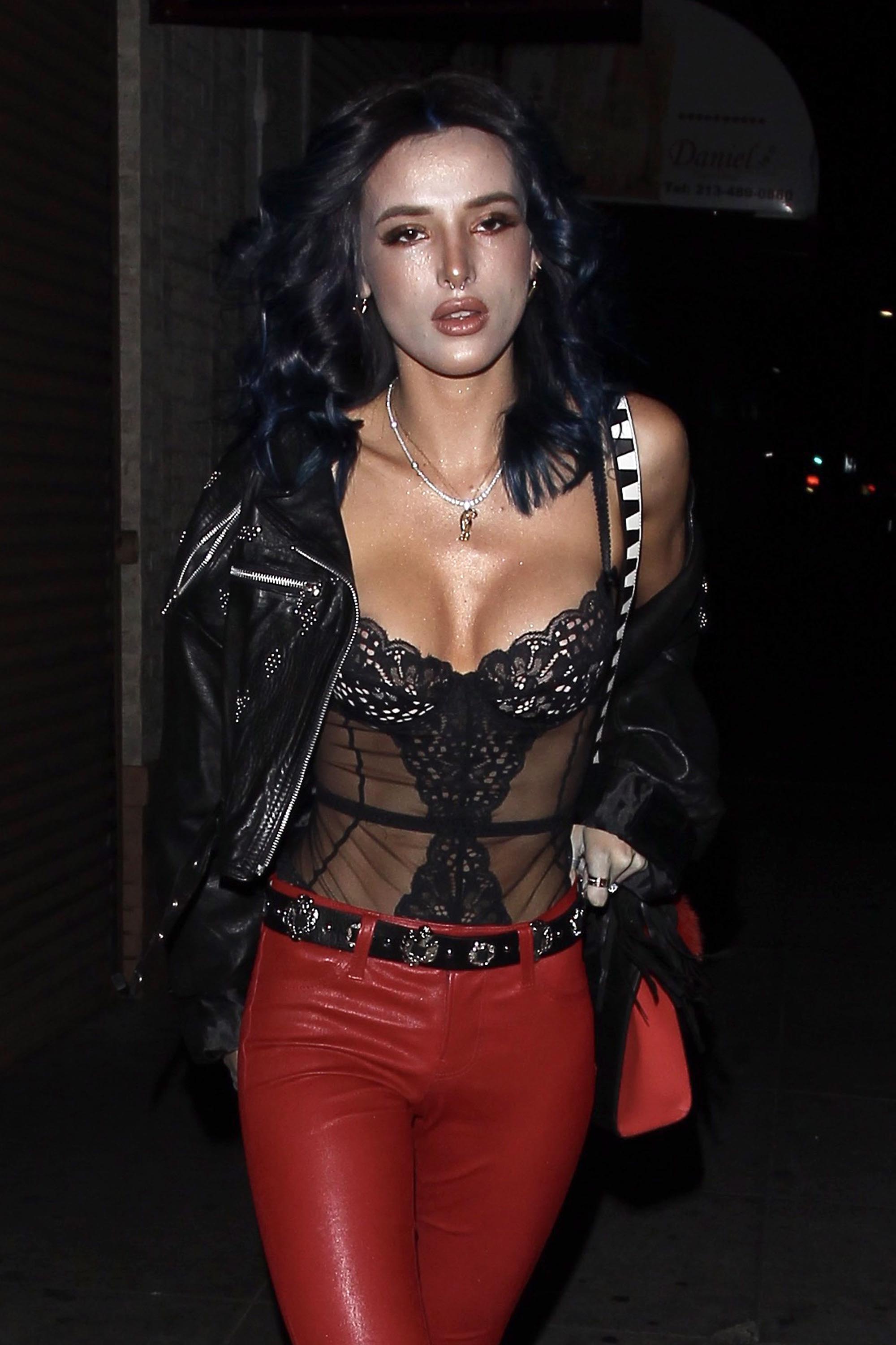 Bella Thorne attends Rae Sremmurd’s birthday party