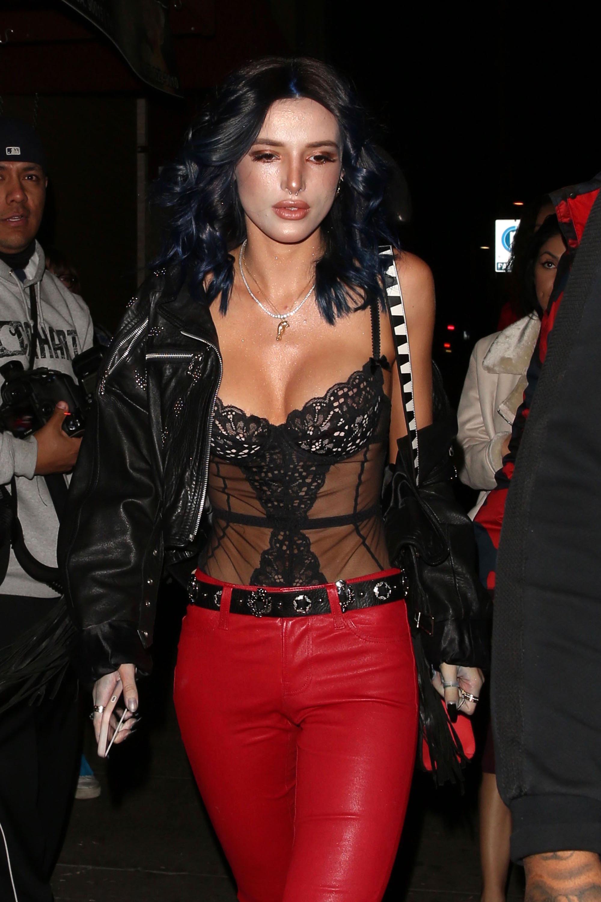 Bella Thorne attends Rae Sremmurd’s birthday party