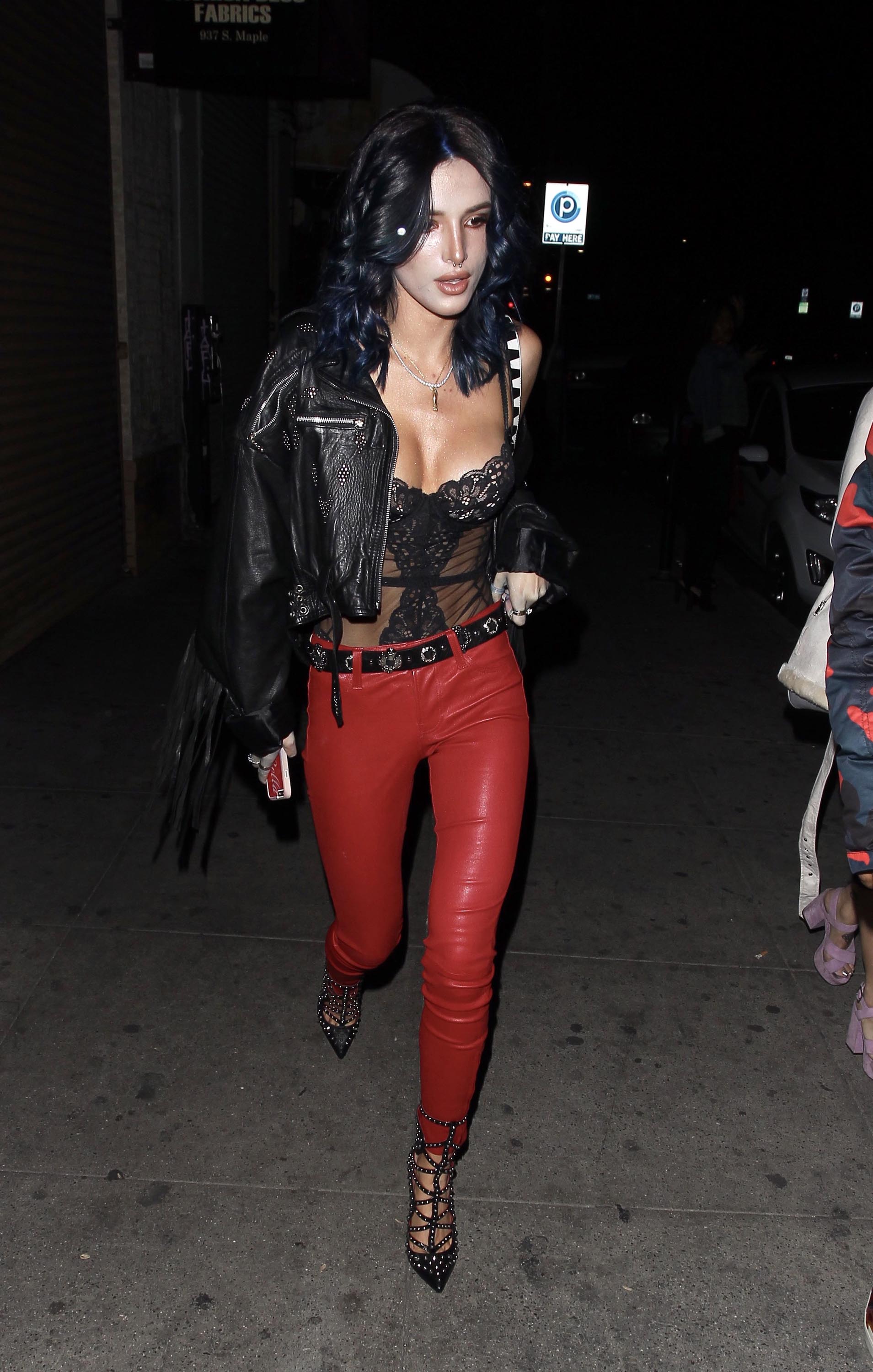 Bella Thorne attends Rae Sremmurd’s birthday party