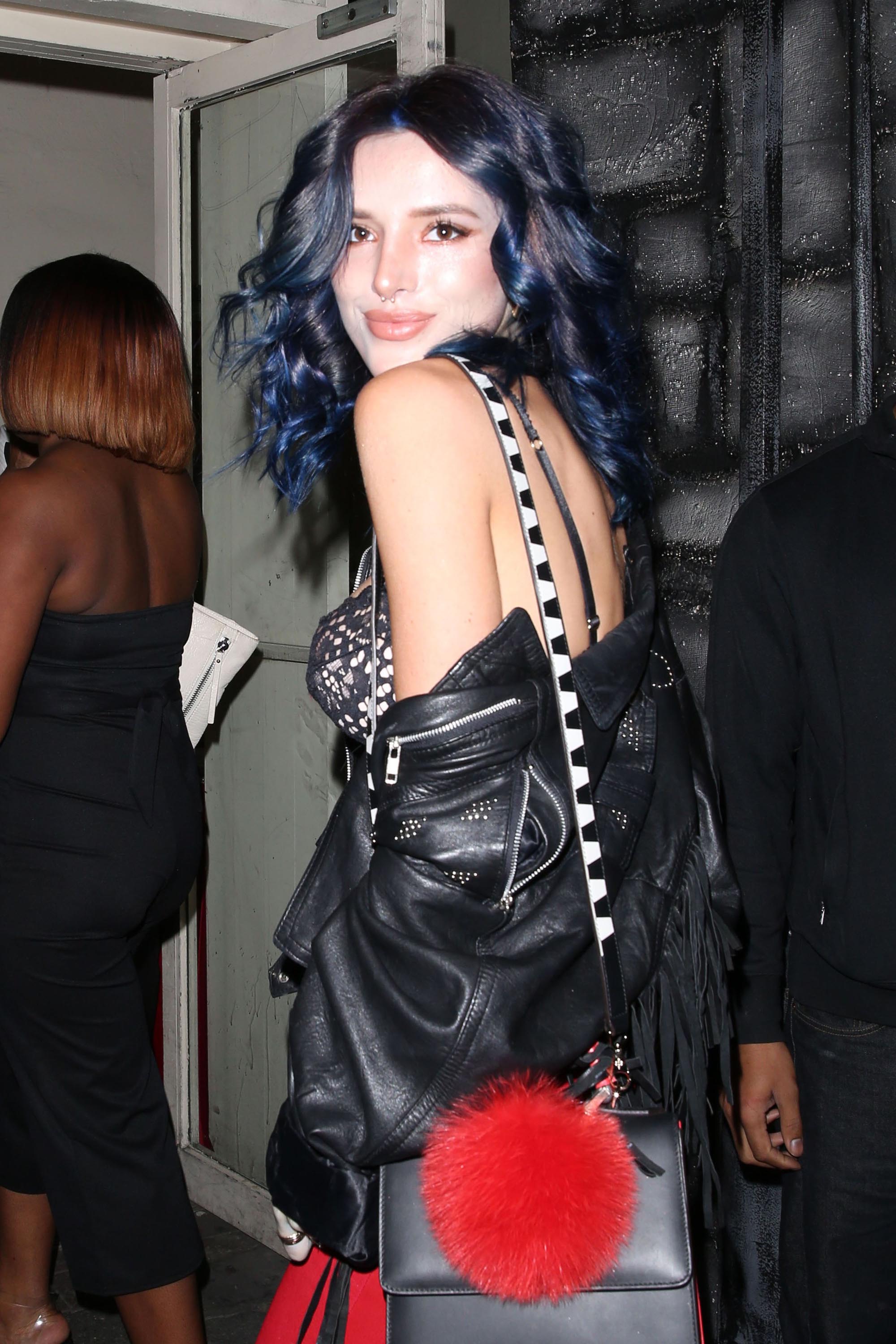 Bella Thorne attends Rae Sremmurd’s birthday party