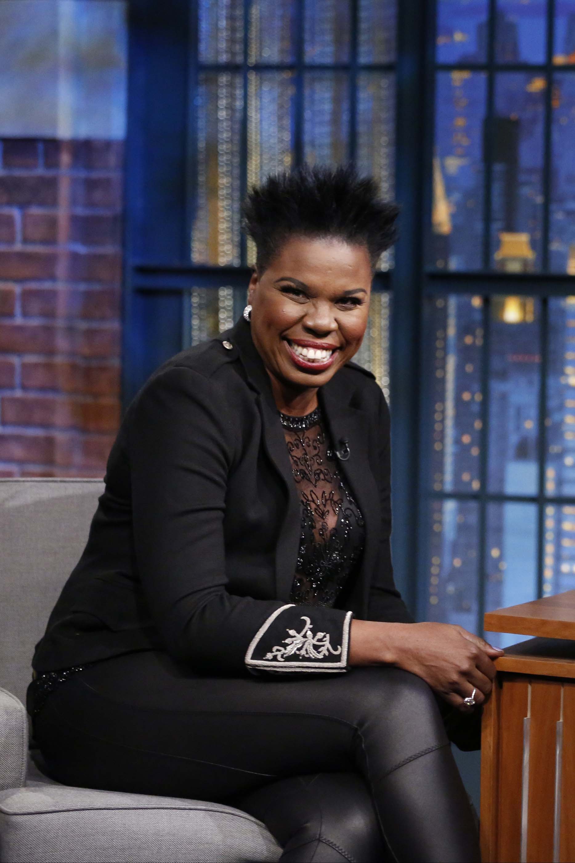 Leslie Jones at the Late Night with Seth Meyer