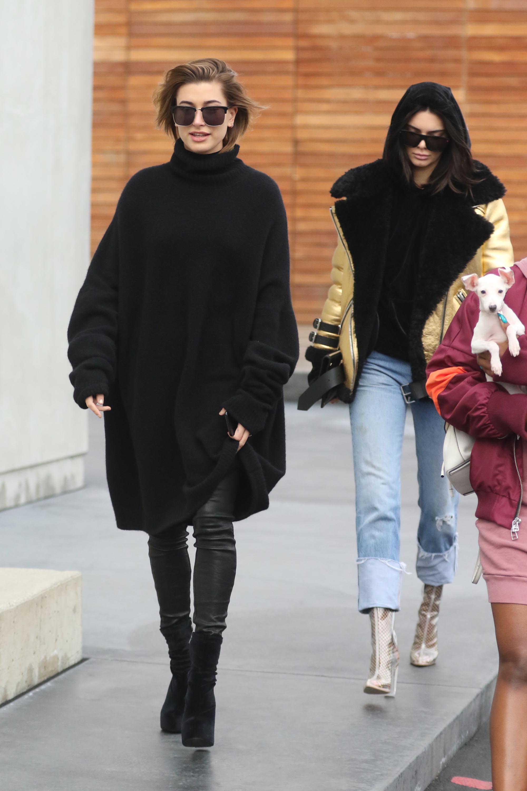 Hailey Baldwin & Kendall Jenner shopping in West Hollywood