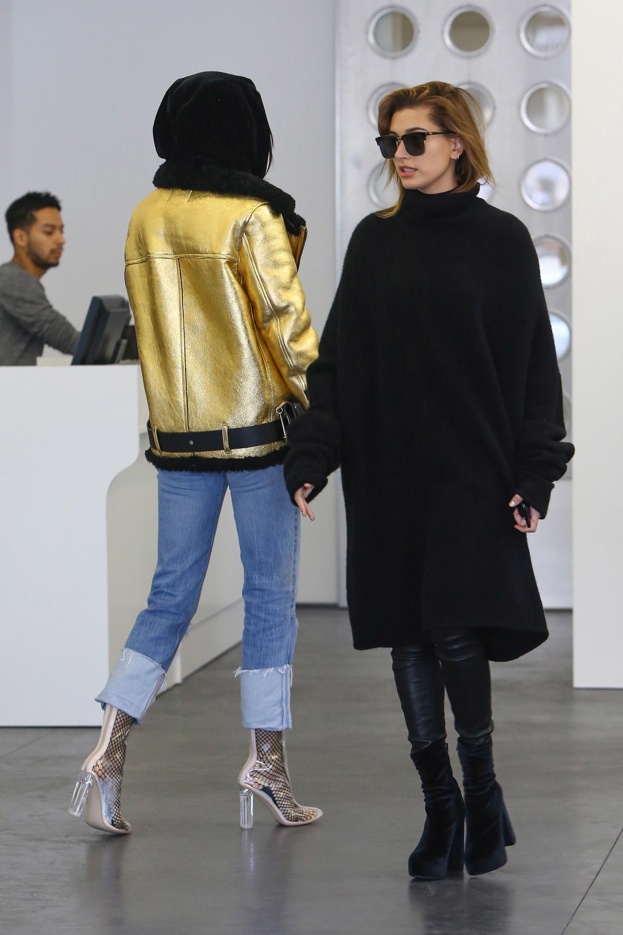 Hailey Baldwin & Kendall Jenner shopping in West Hollywood