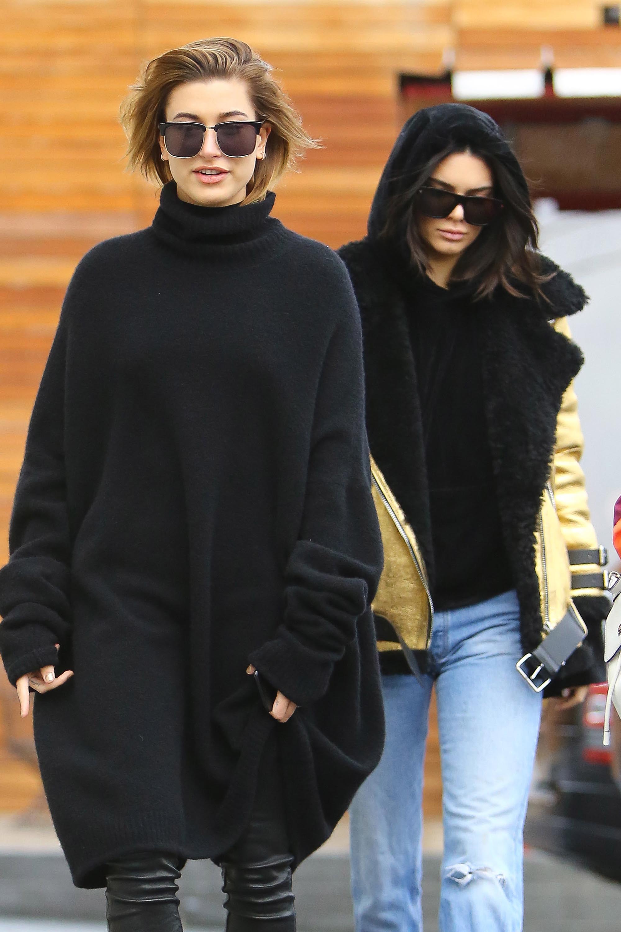 Hailey Baldwin & Kendall Jenner shopping in West Hollywood