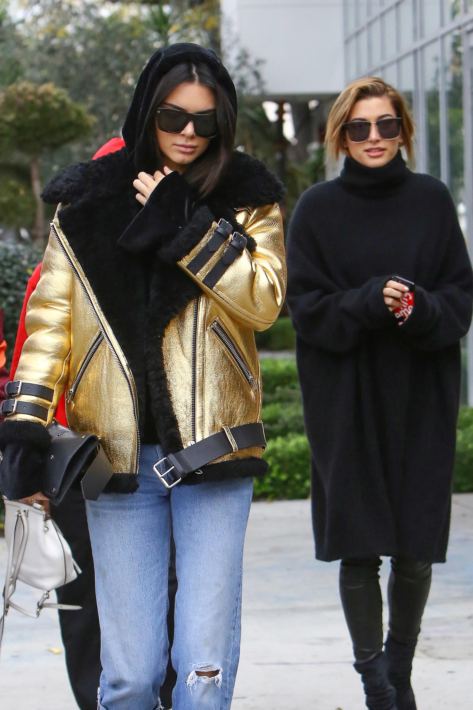 Hailey Baldwin & Kendall Jenner shopping in West Hollywood