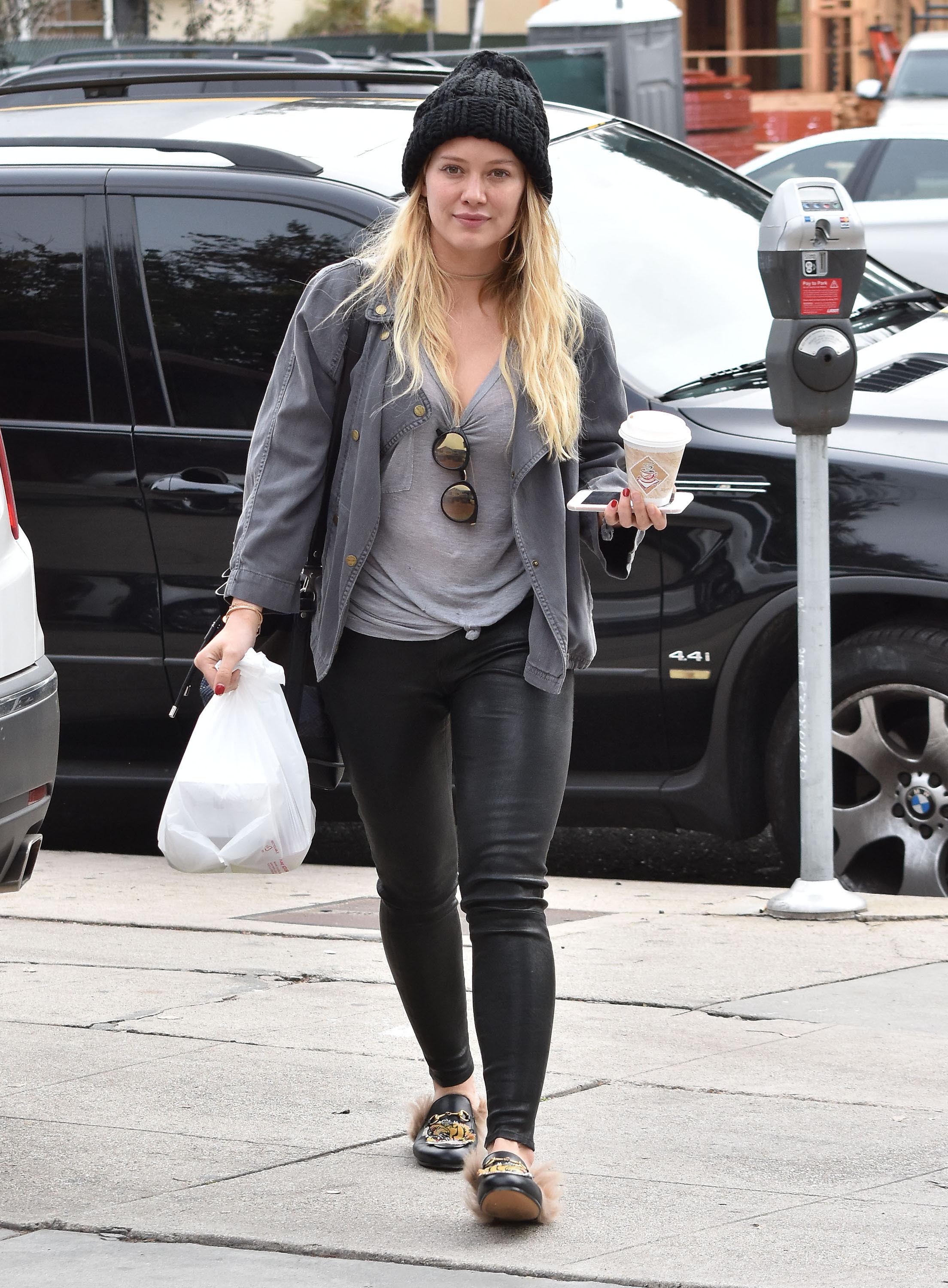 Hilary Duff spotted out and about in Studio City