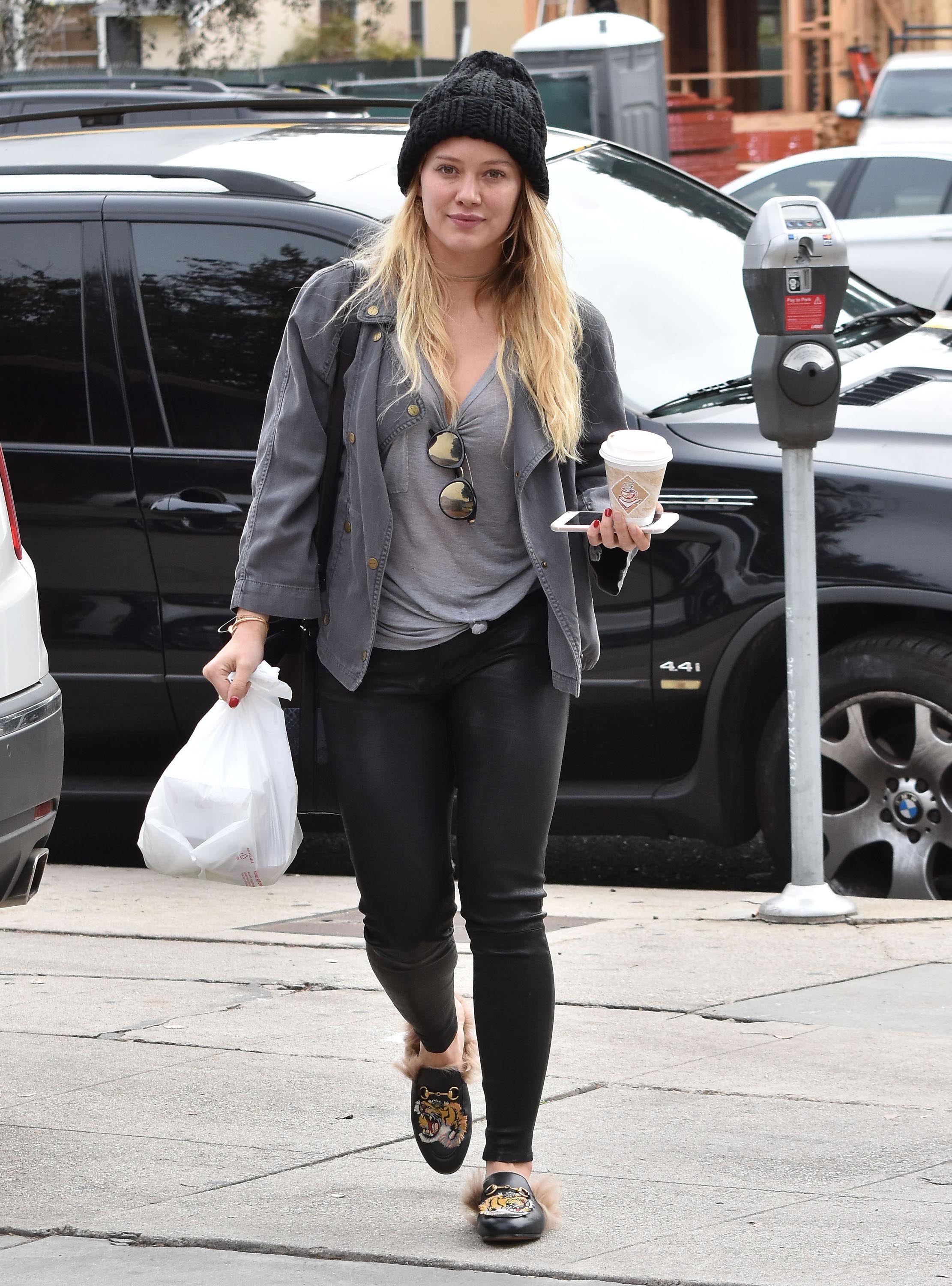 Hilary Duff spotted out and about in Studio City