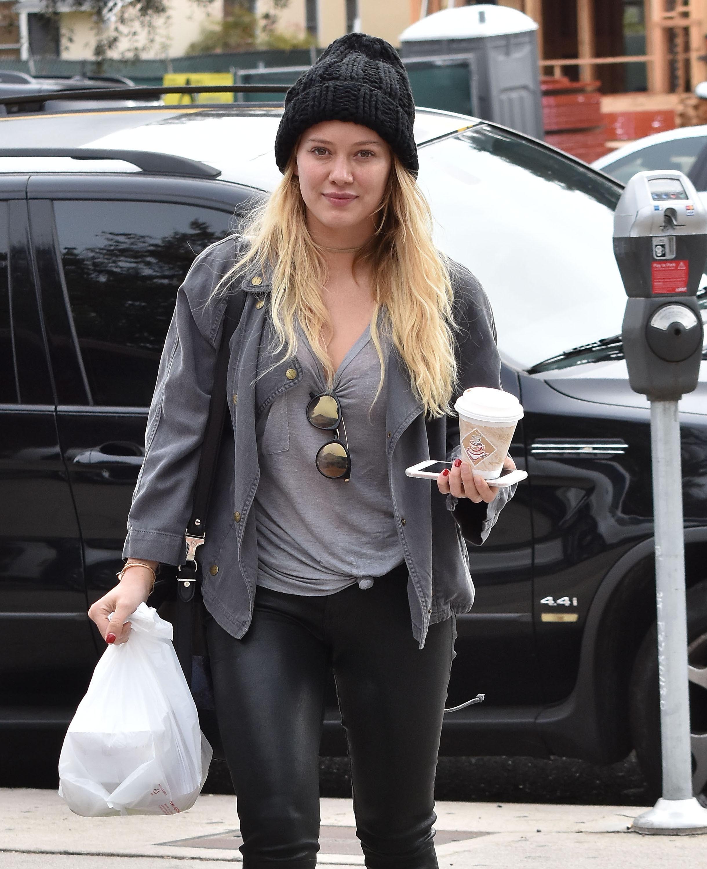 Hilary Duff spotted out and about in Studio City