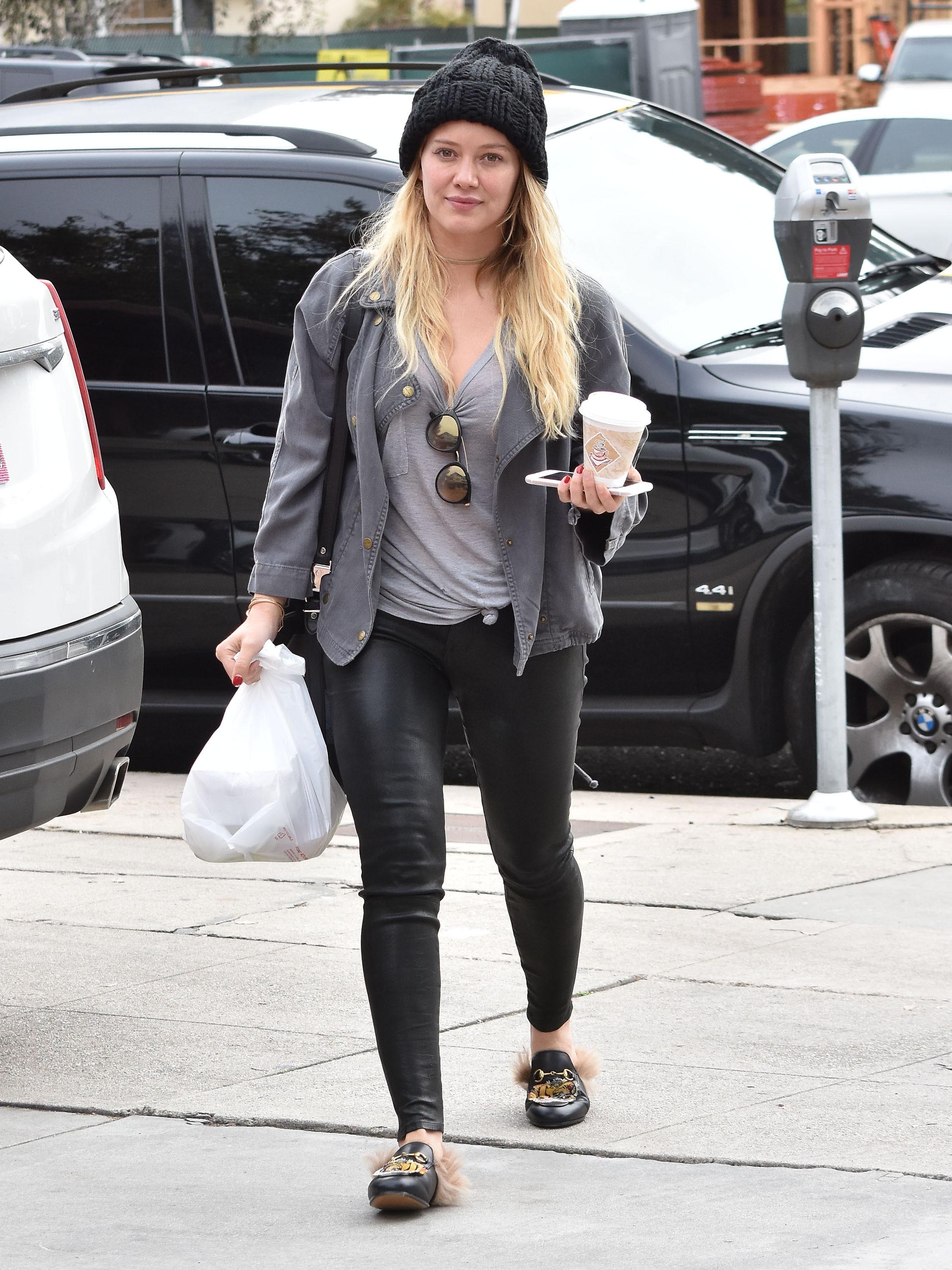 Hilary Duff spotted out and about in Studio City