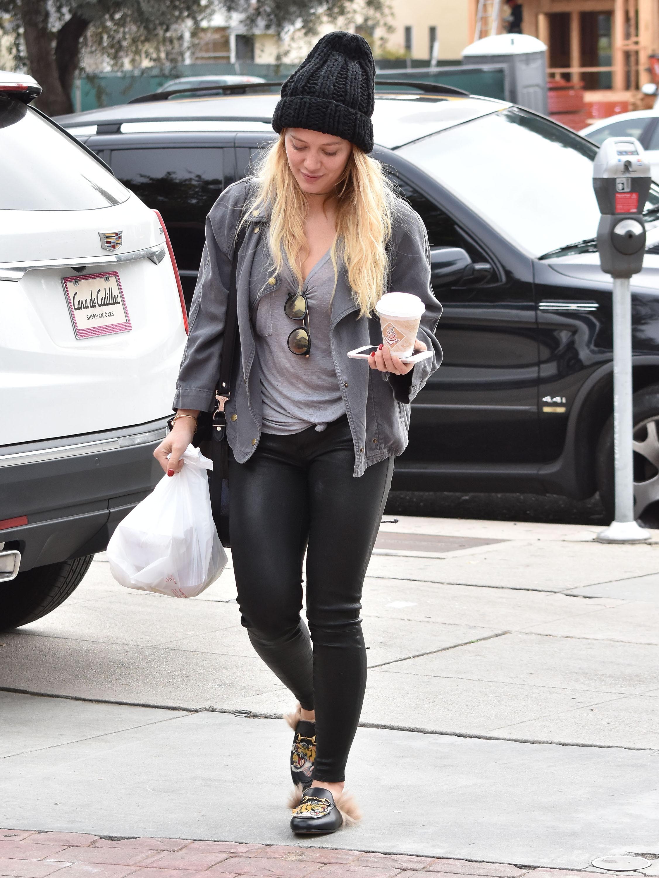 Hilary Duff spotted out and about in Studio City