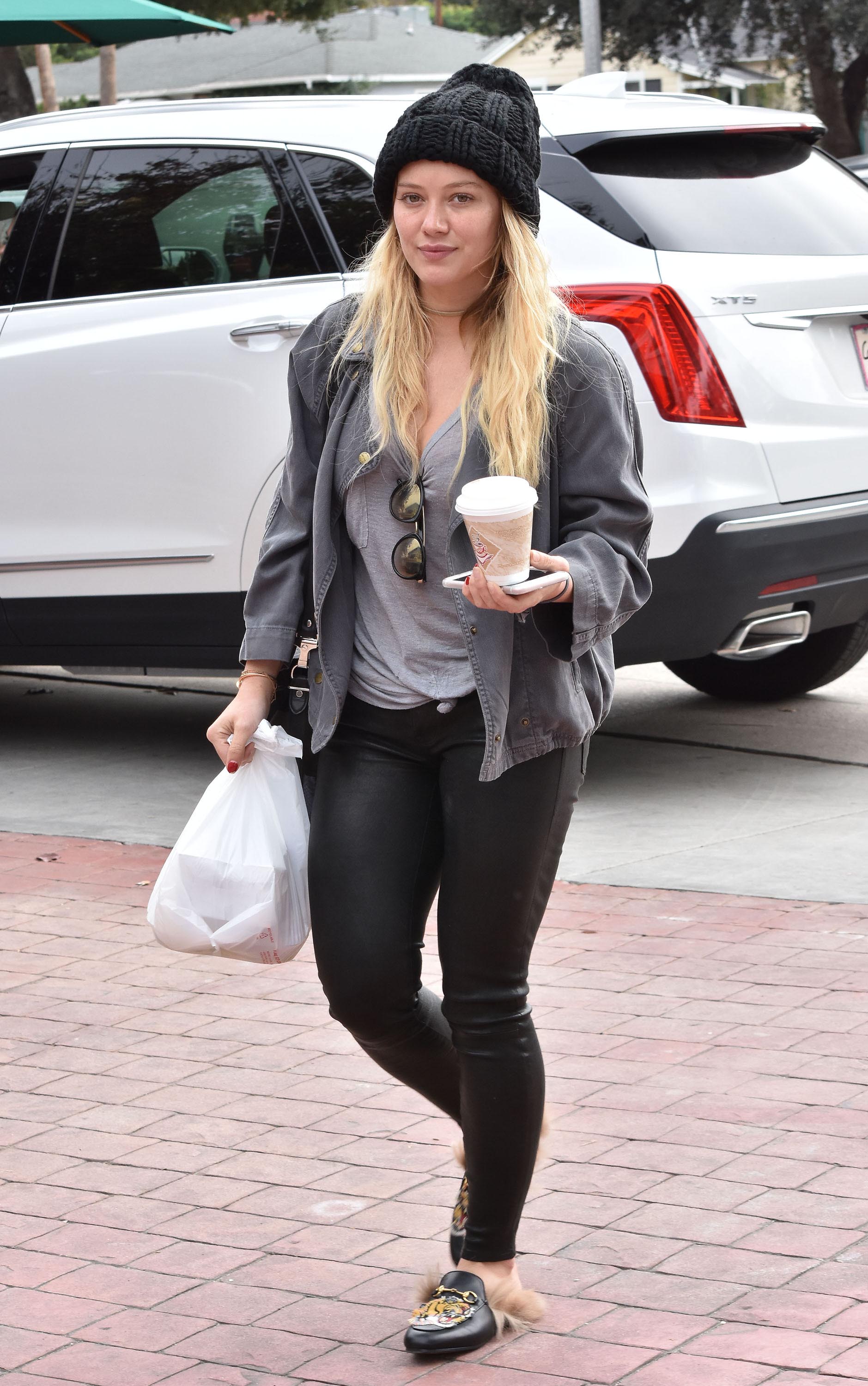 Hilary Duff spotted out and about in Studio City