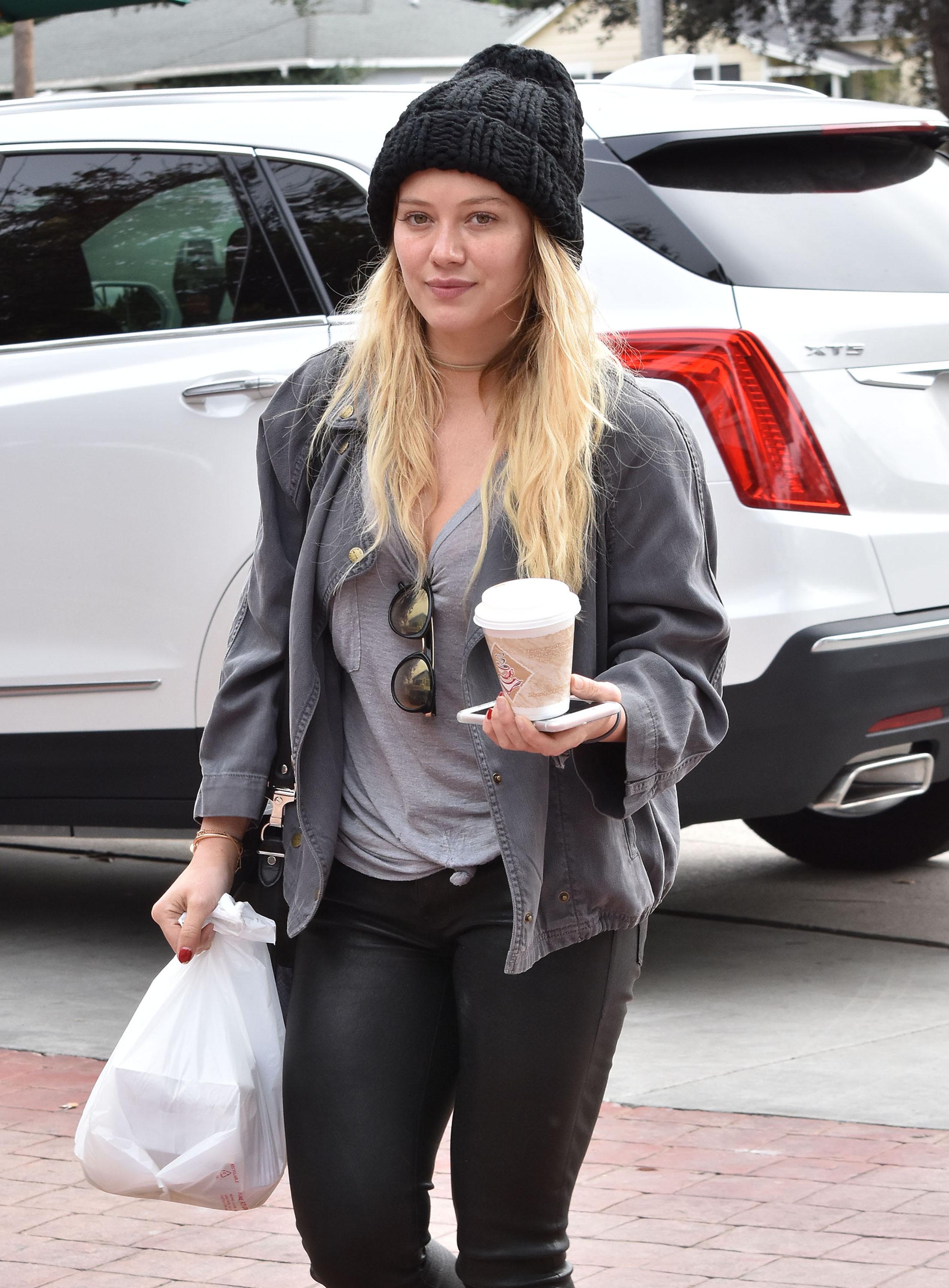 Hilary Duff spotted out and about in Studio City