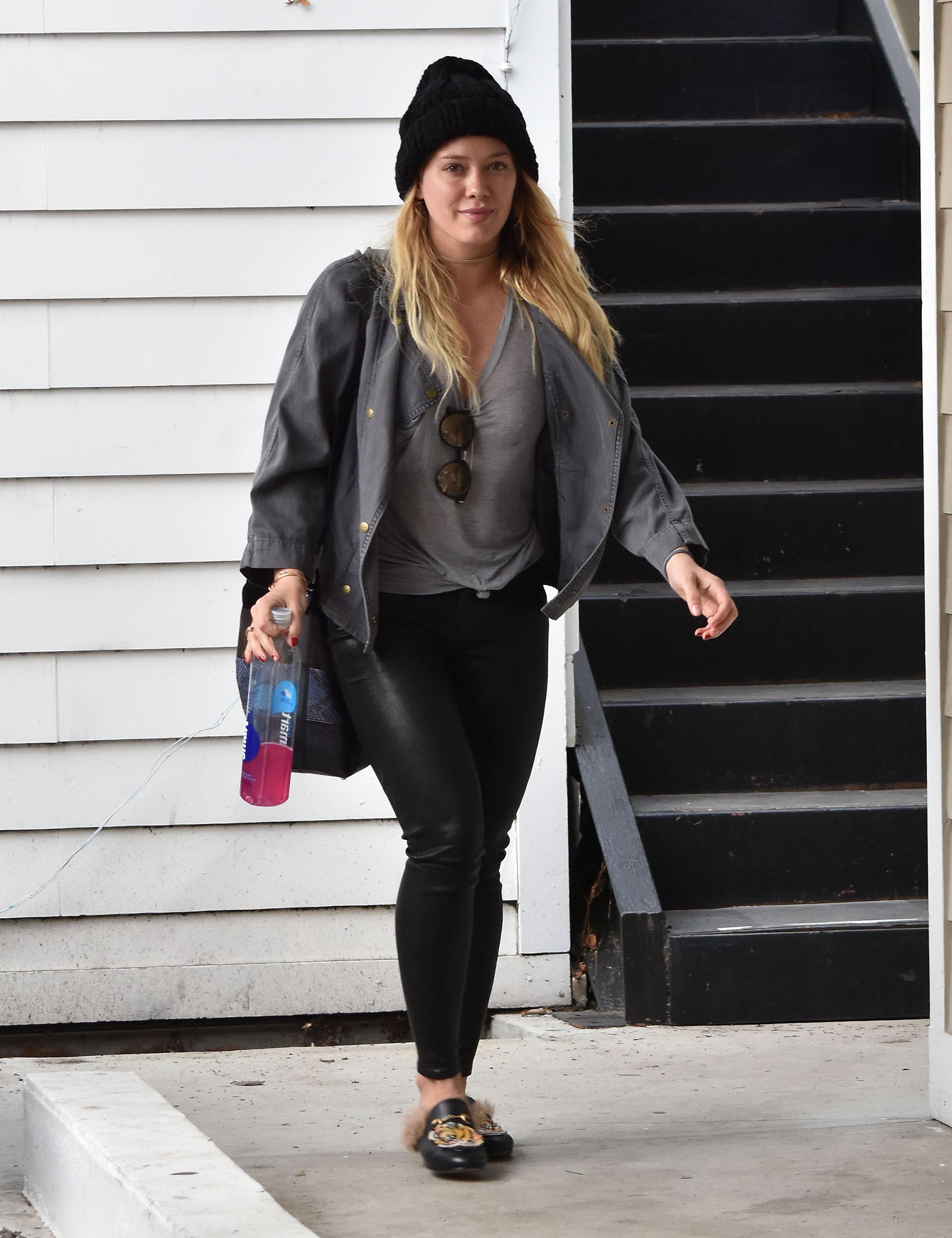 Hilary Duff spotted out and about in Studio City