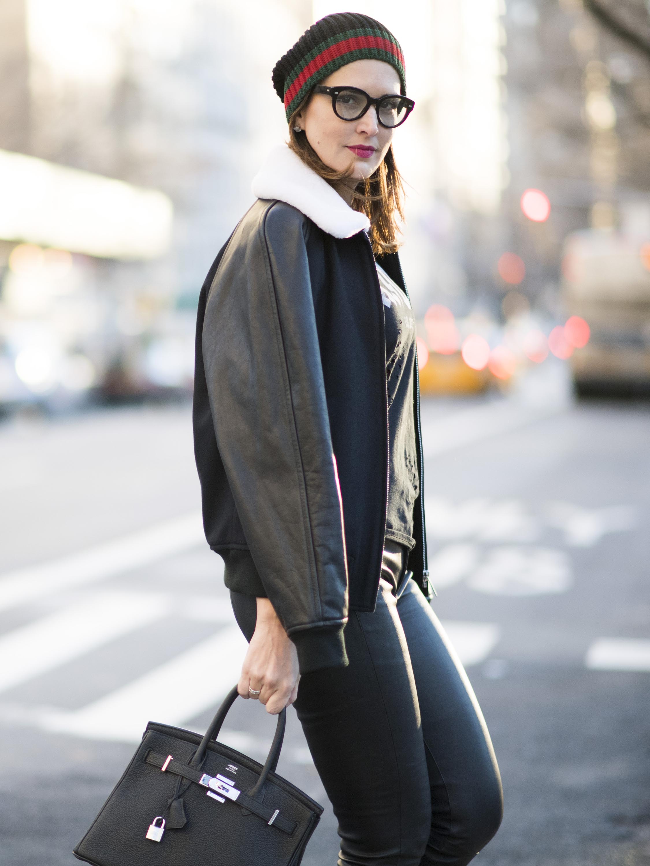 Monica Almada street style in New York City