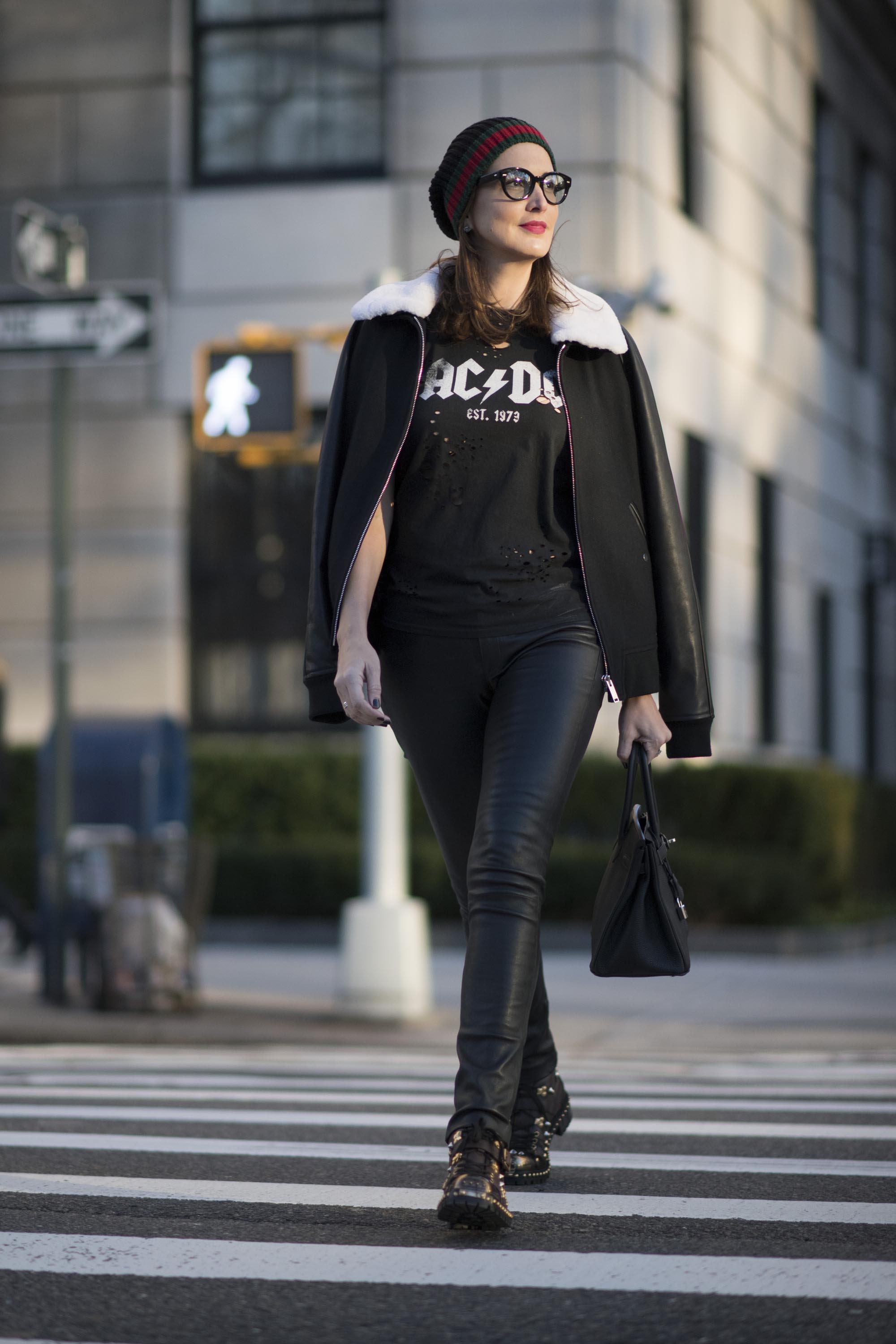 Monica Almada street style in New York City