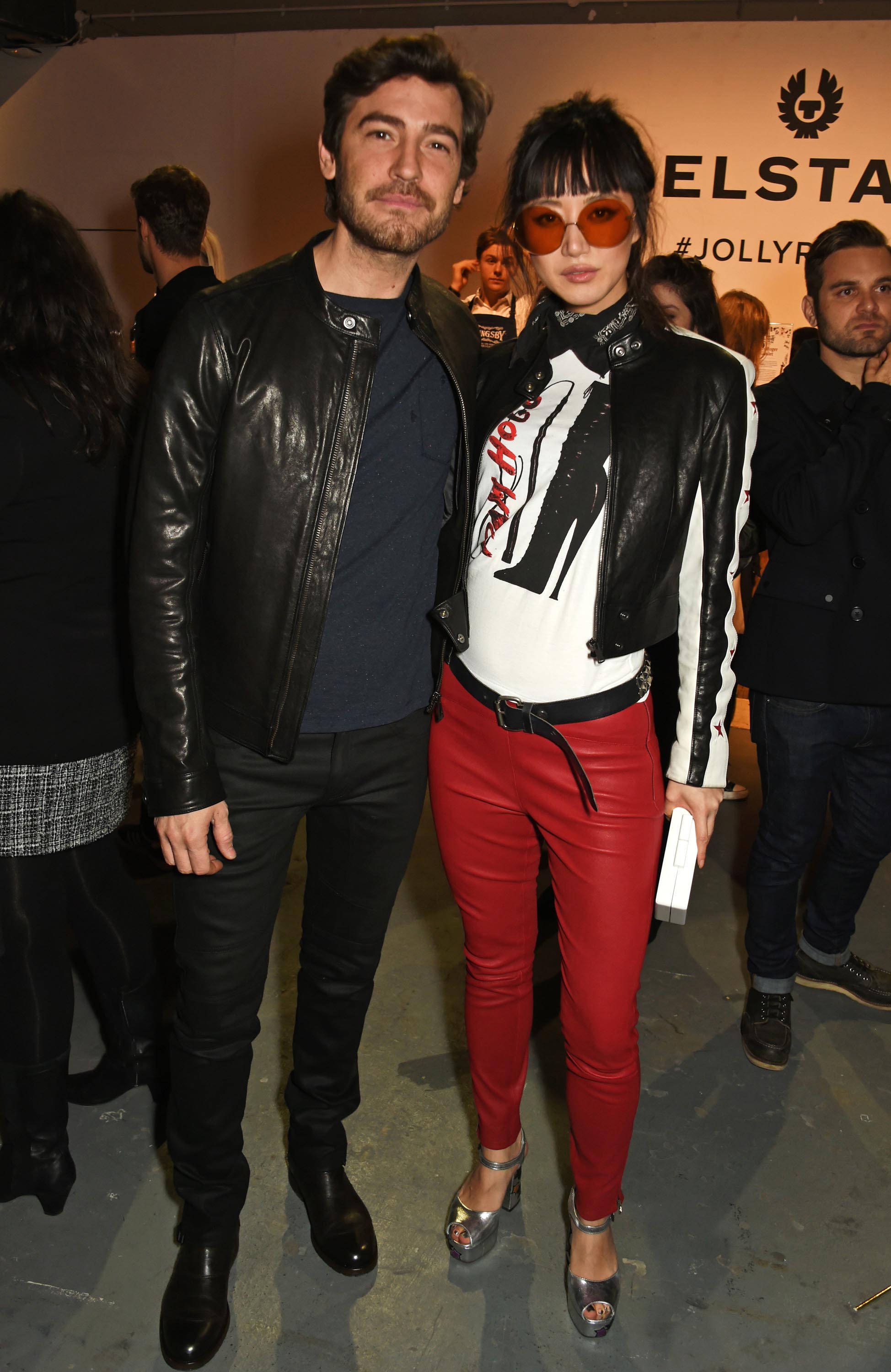 Betty Bachz attends the Belstaff presentation