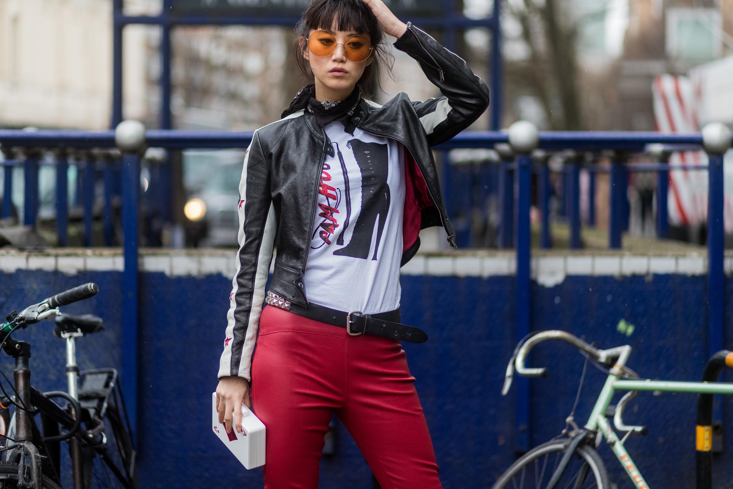 Betty Bachz attends the Belstaff presentation